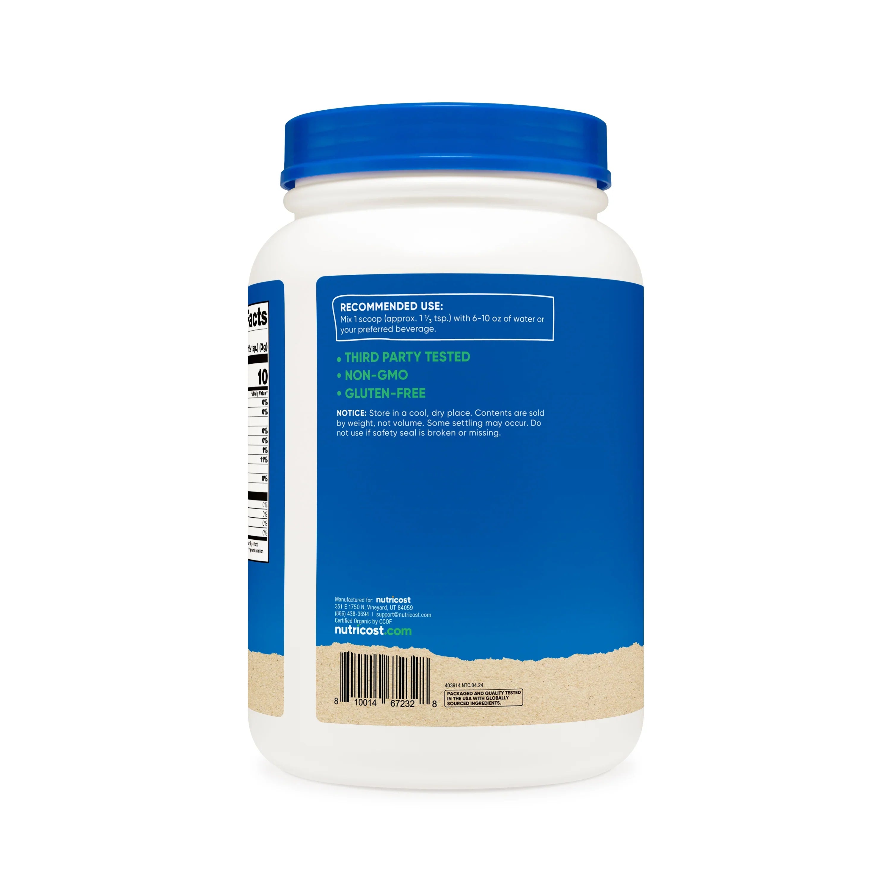 Nutricost Organic Acacia Fiber Powder
