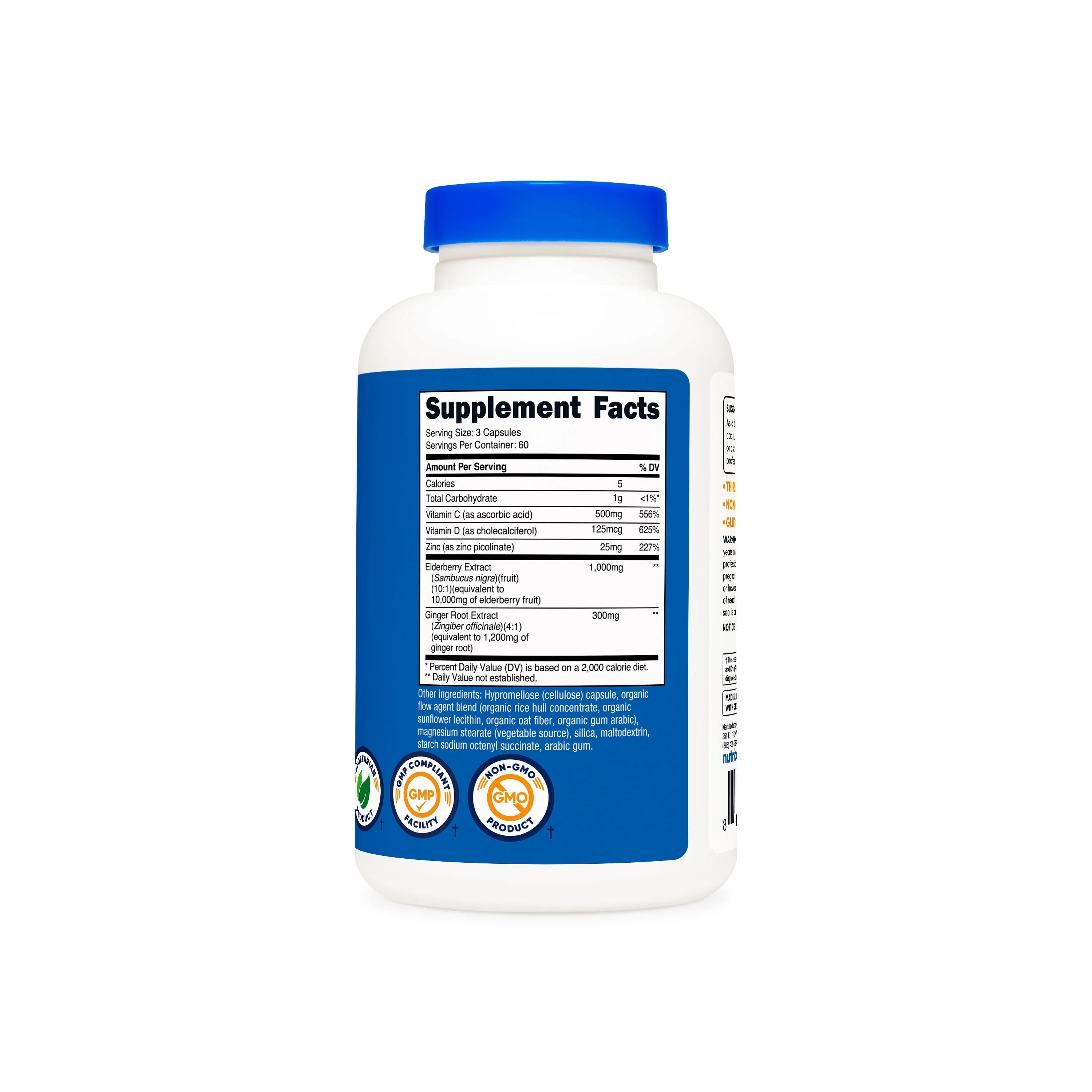 Nutricost Elderberry & Ginger Root Extract