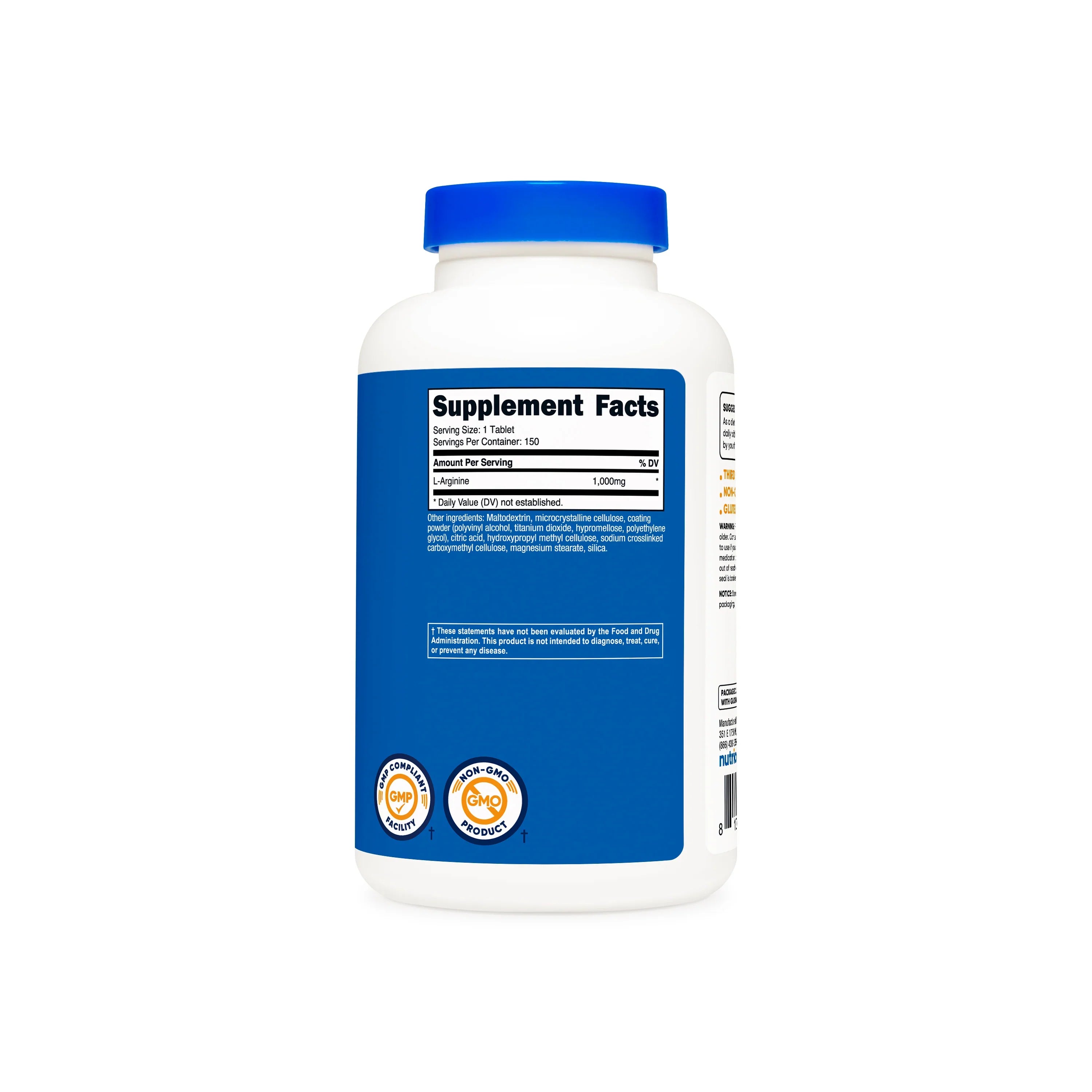 Nutricost L-Arginine Tablets