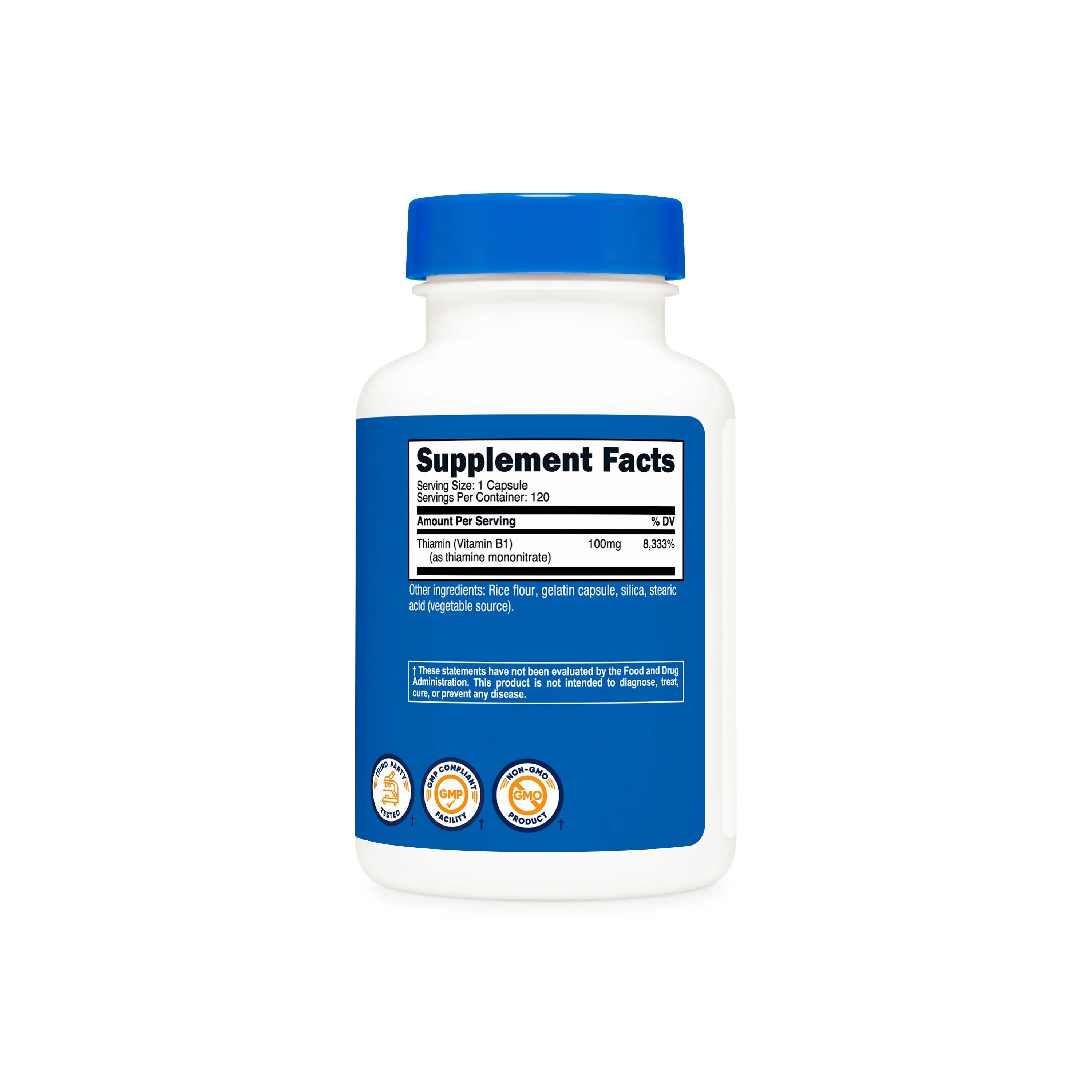 Nutricost Vitamin B1 Thiamine Capsules
