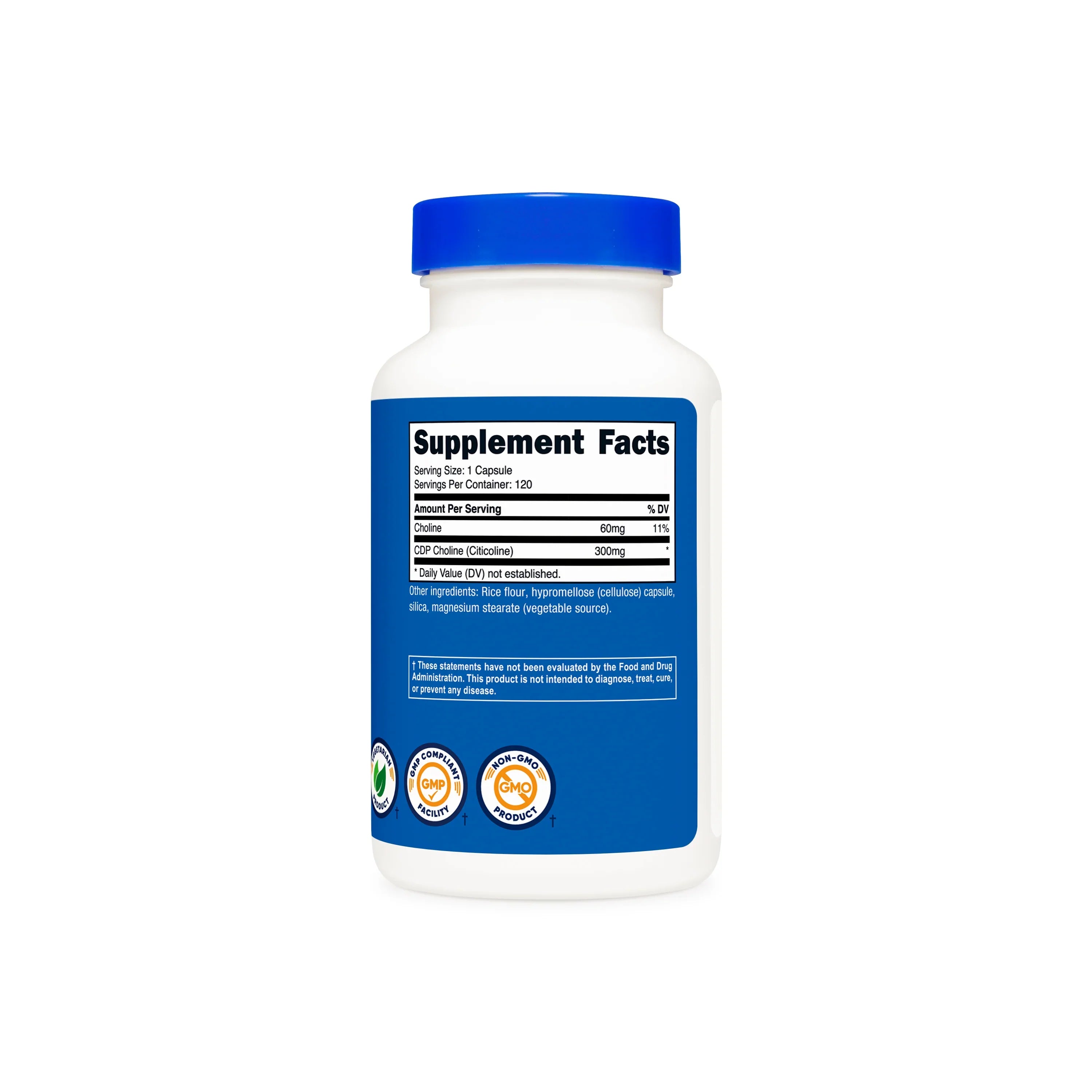 Nutricost CDP Choline Capsules