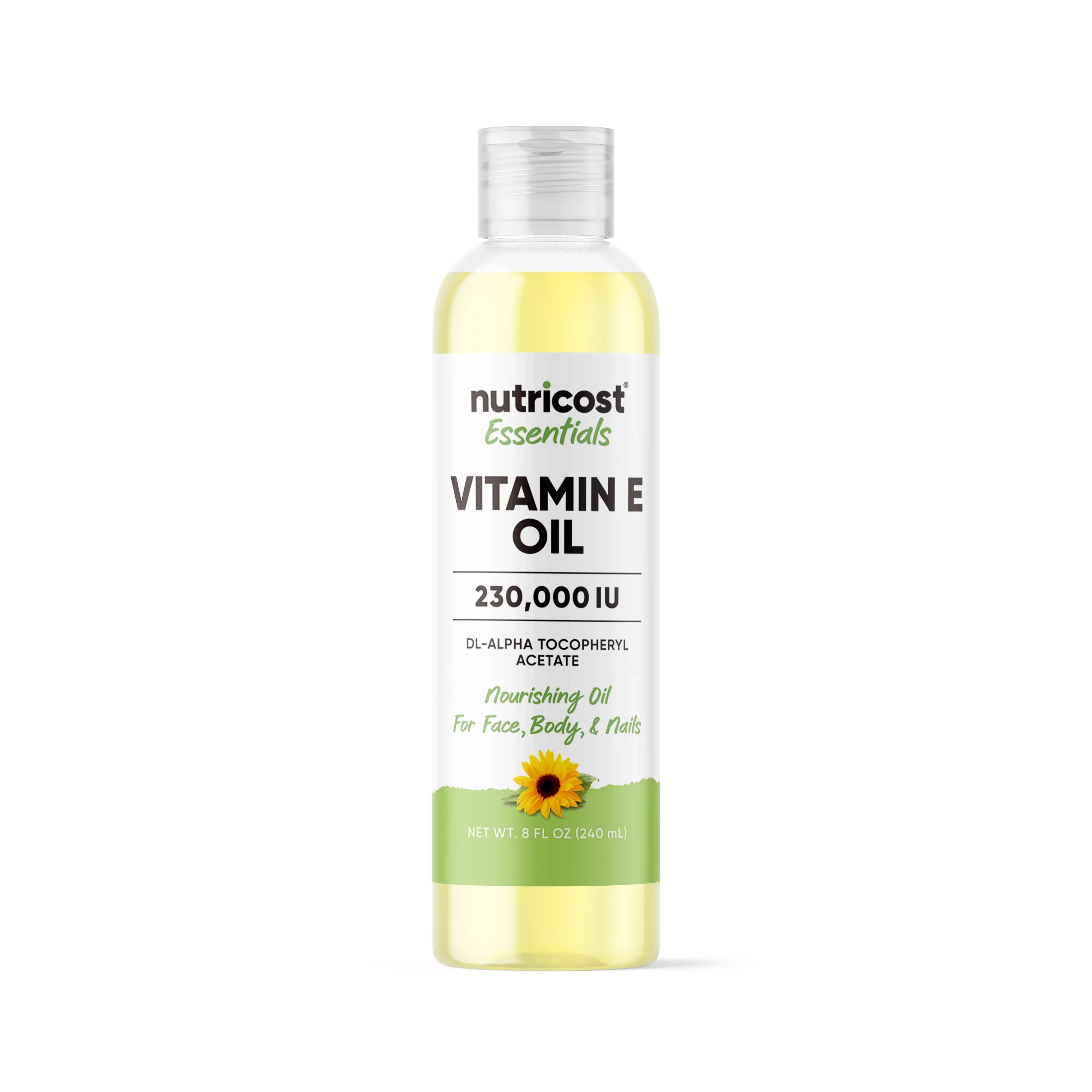 Nutricost Essentials Vitamin E Oil (8 OZ)