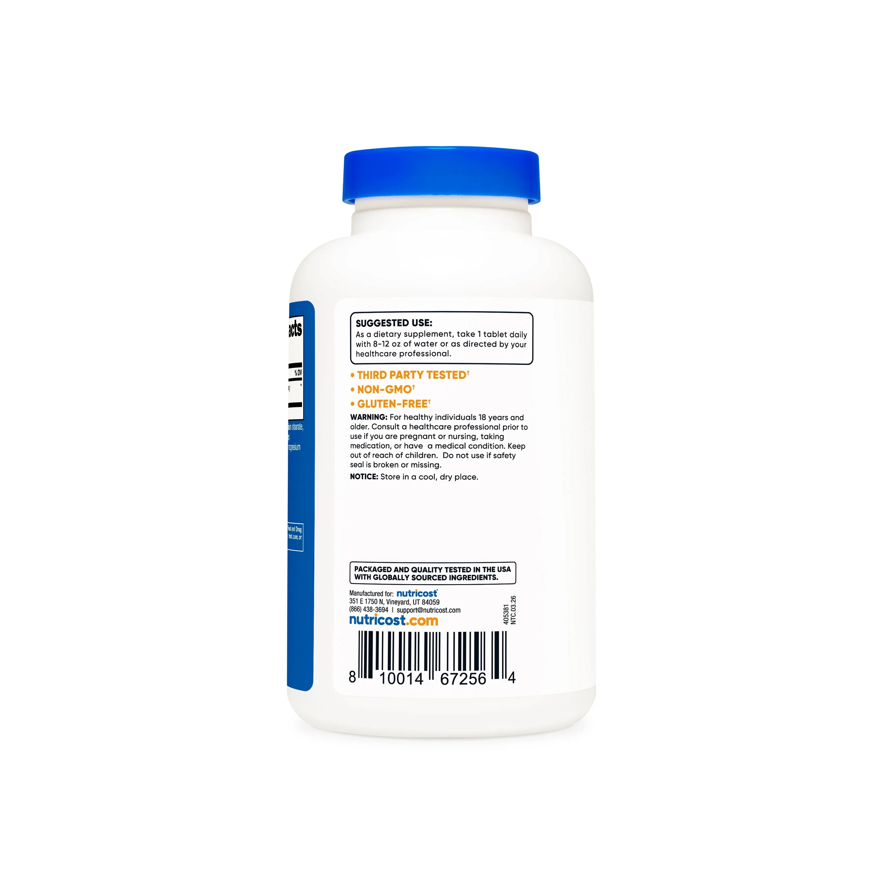 Nutricost L-Lysine Tablets