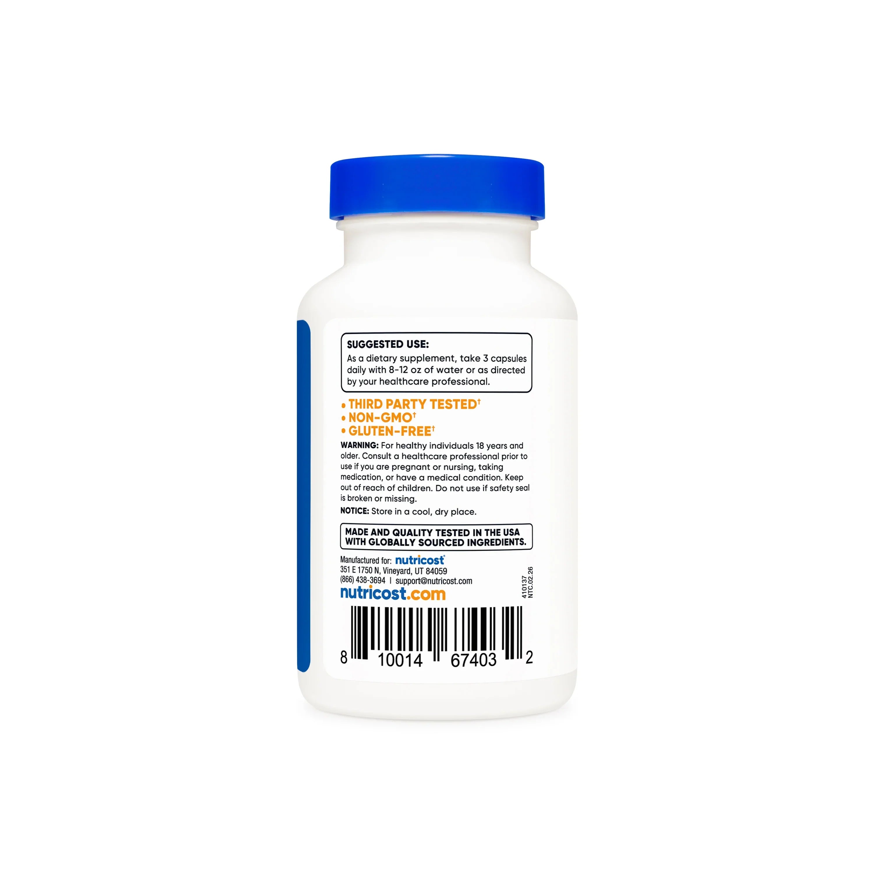 Nutricost Turmeric + Boswellia Capsules
