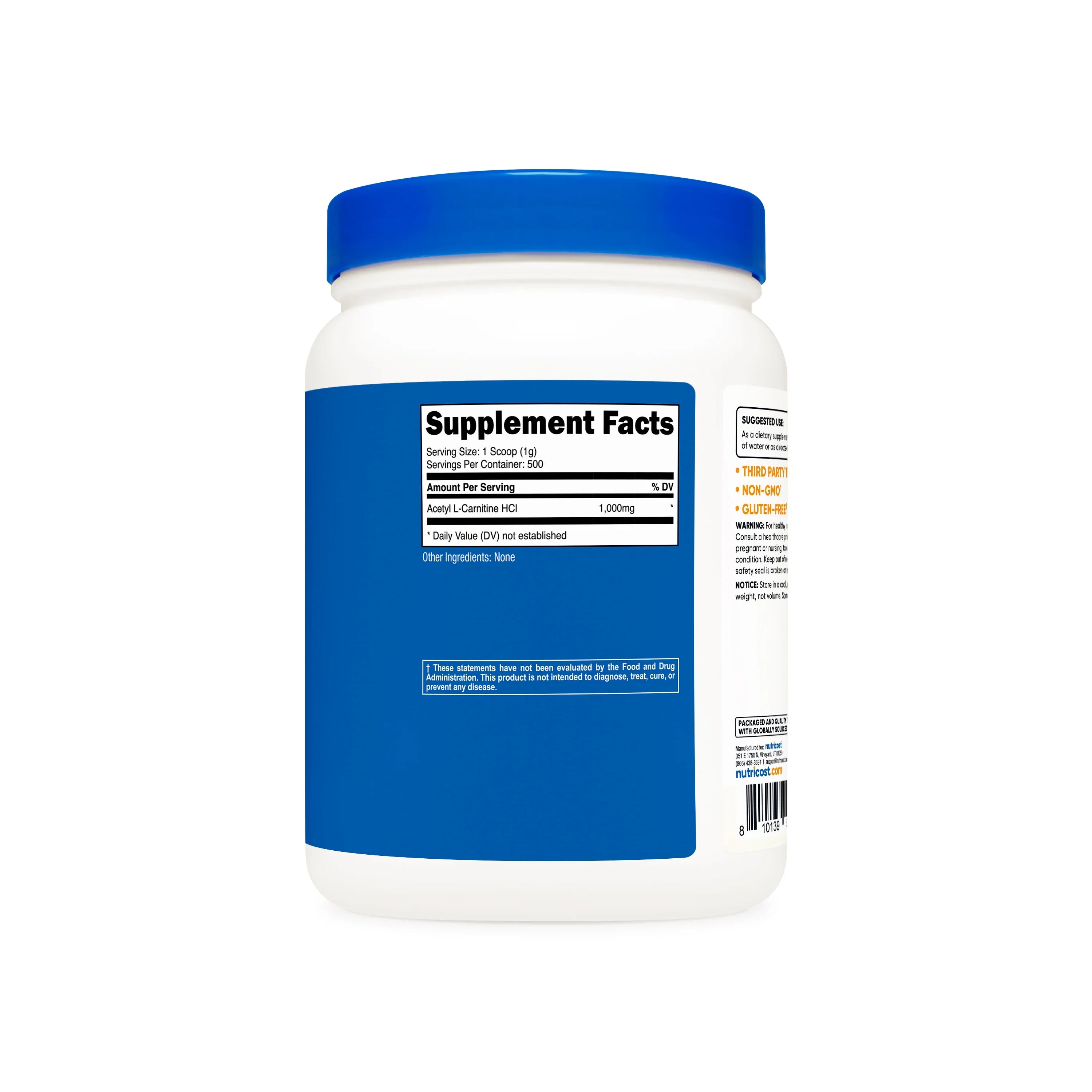 Nutricost Acetyl L-Carnitine Powder
