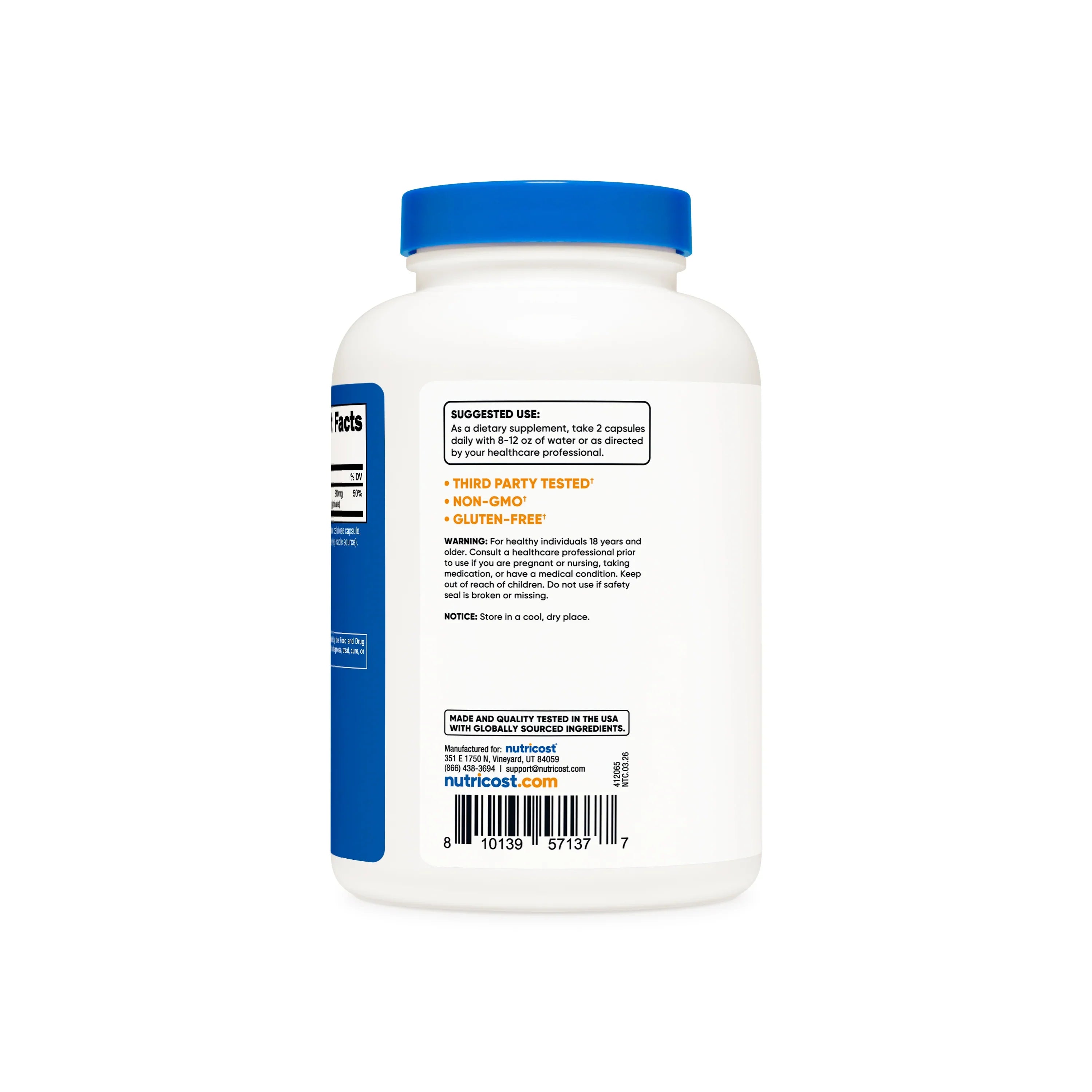 Nutricost Magnesium+ (Regular Strength)