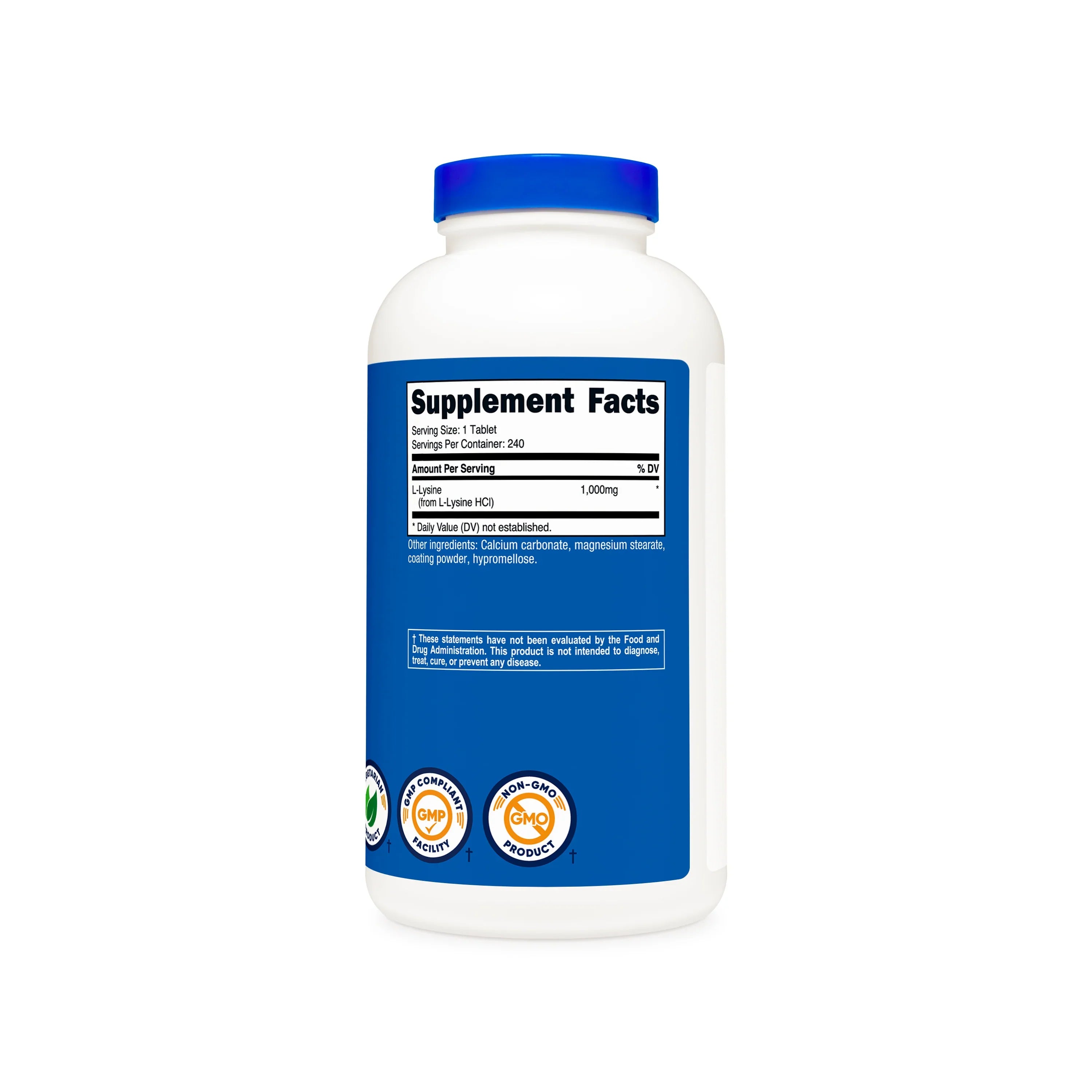 Nutricost L-Lysine Tablets