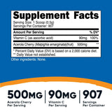 Nutricost Natural Vitamin C (Acerola Cherry) Powder