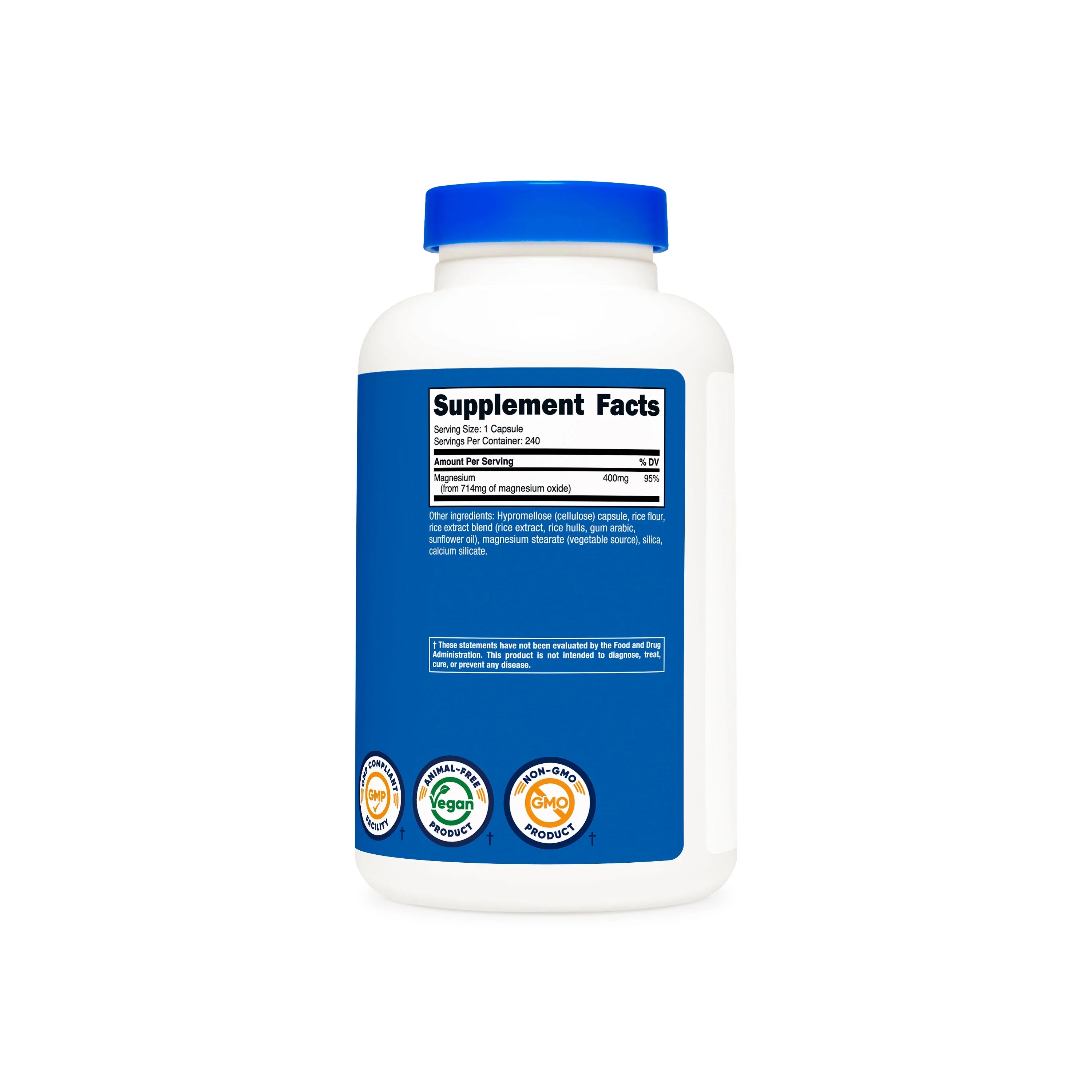 Nutricost Magnesium Oxide Capsules