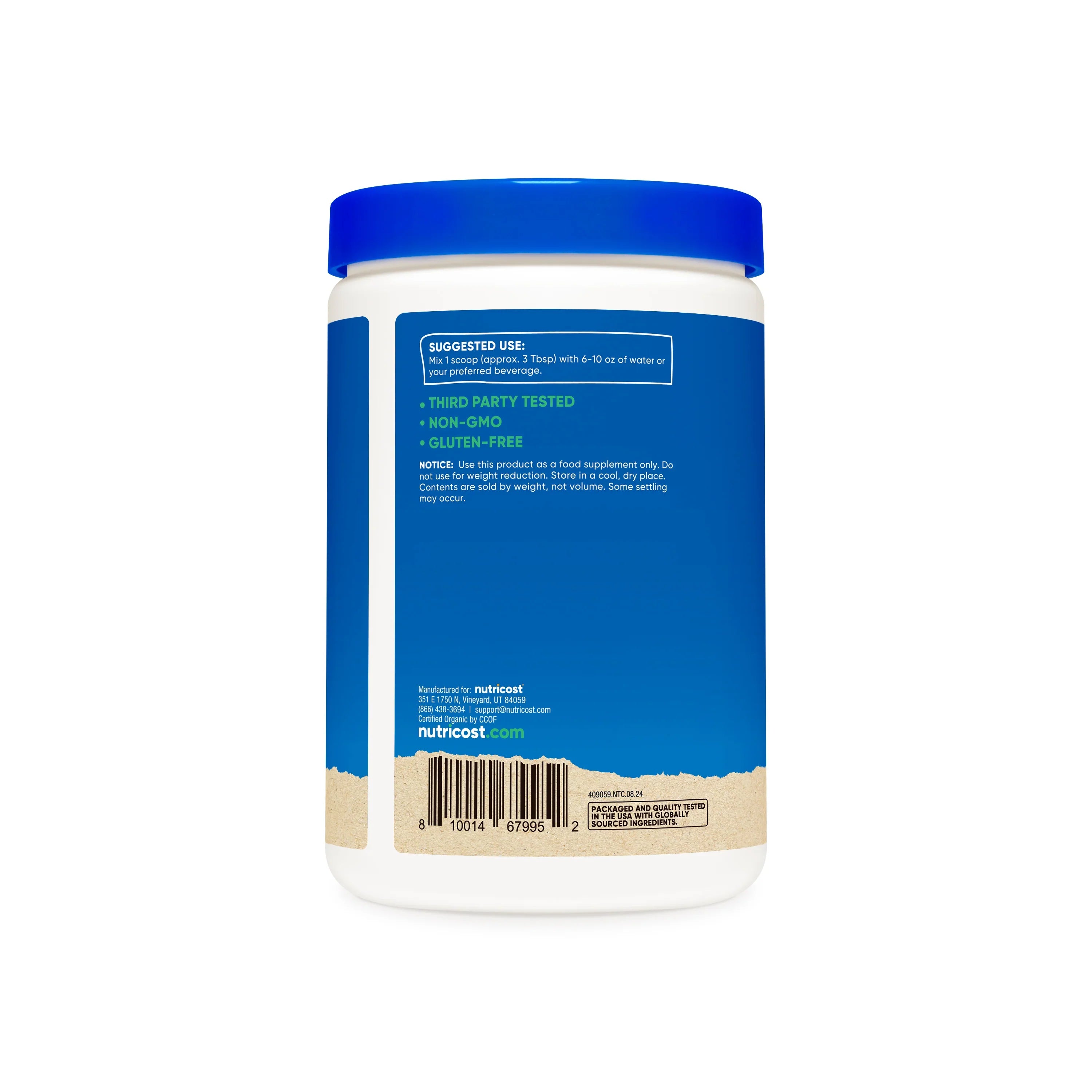 Nutricost Organic Egg White Protein