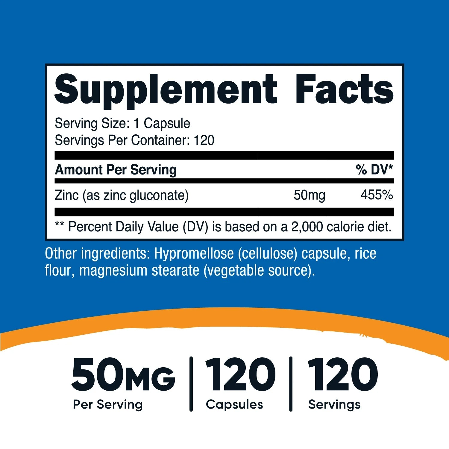 Nutricost Zinc Gluconate Capsules