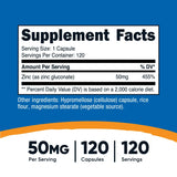 Nutricost Zinc Gluconate Capsules