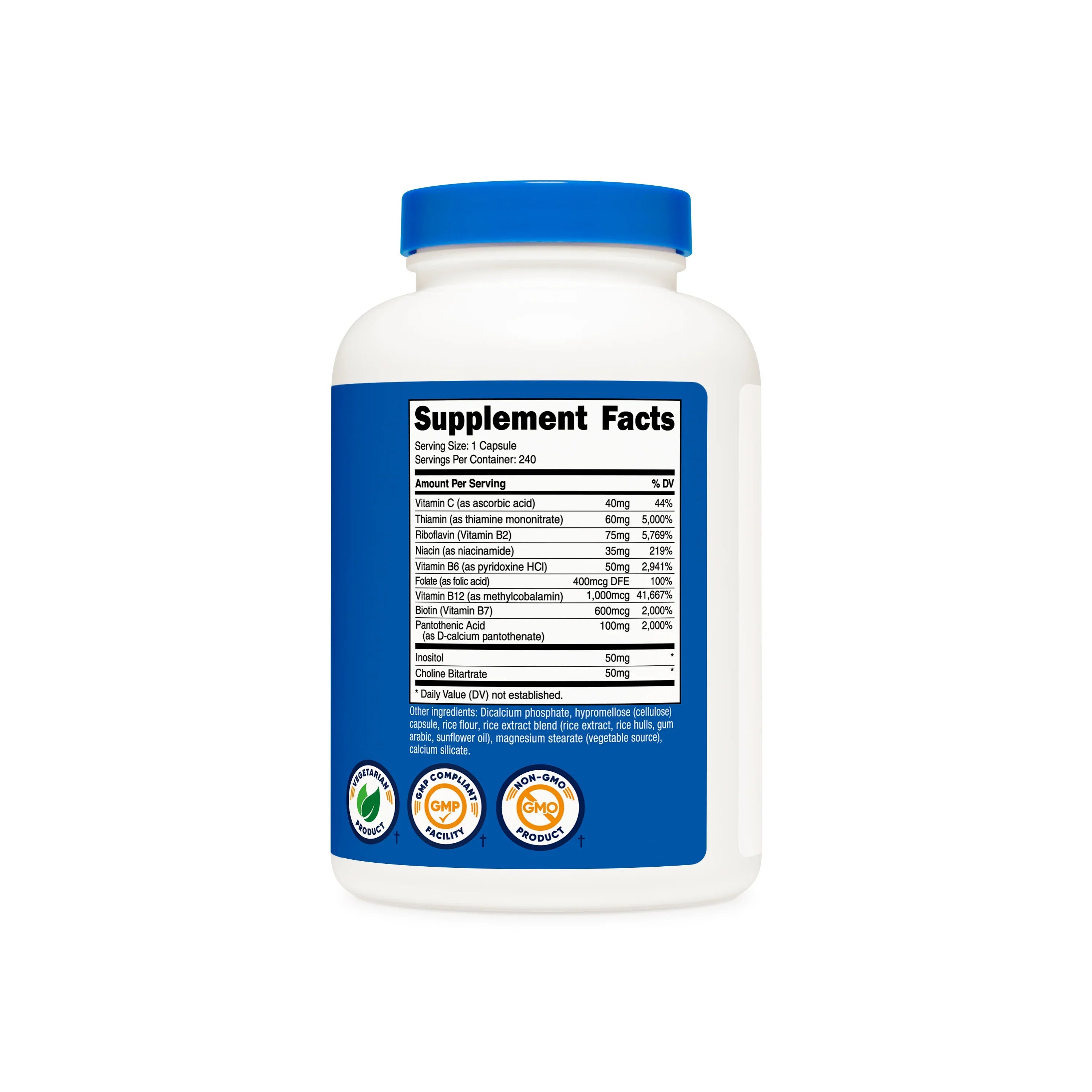 Nutricost Vitamin B Complex Capsules