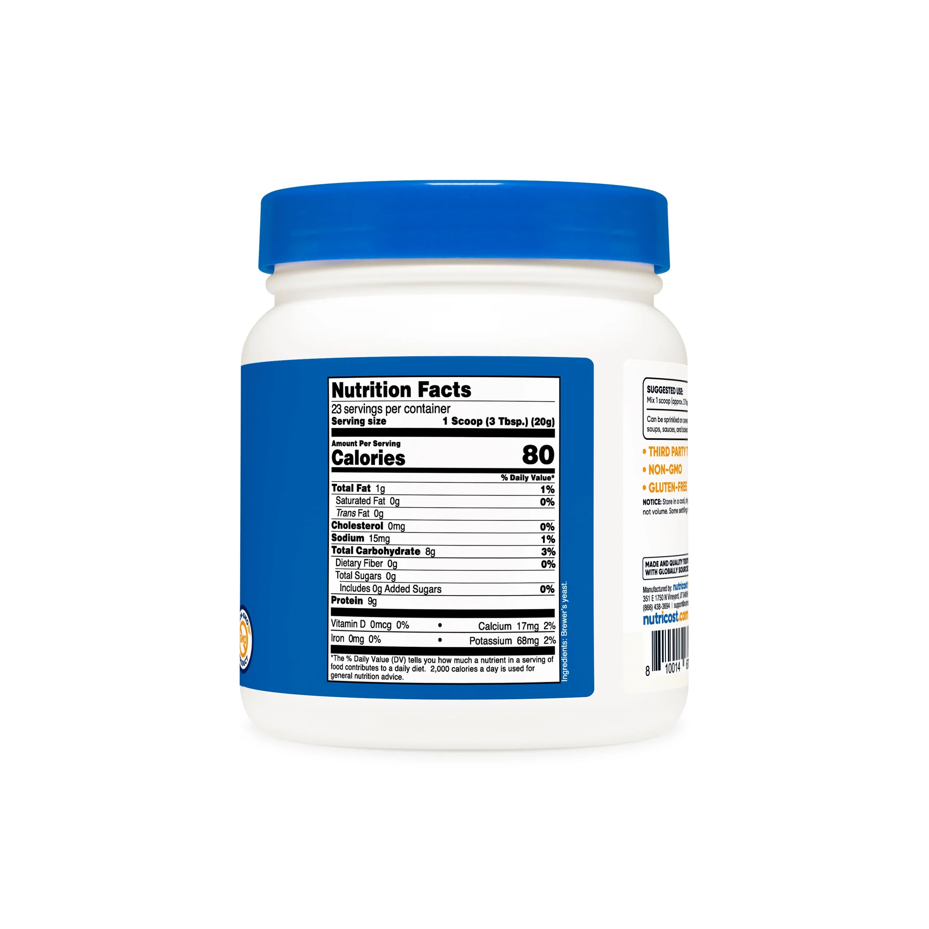 Nutricost Brewer's Yeast Powder