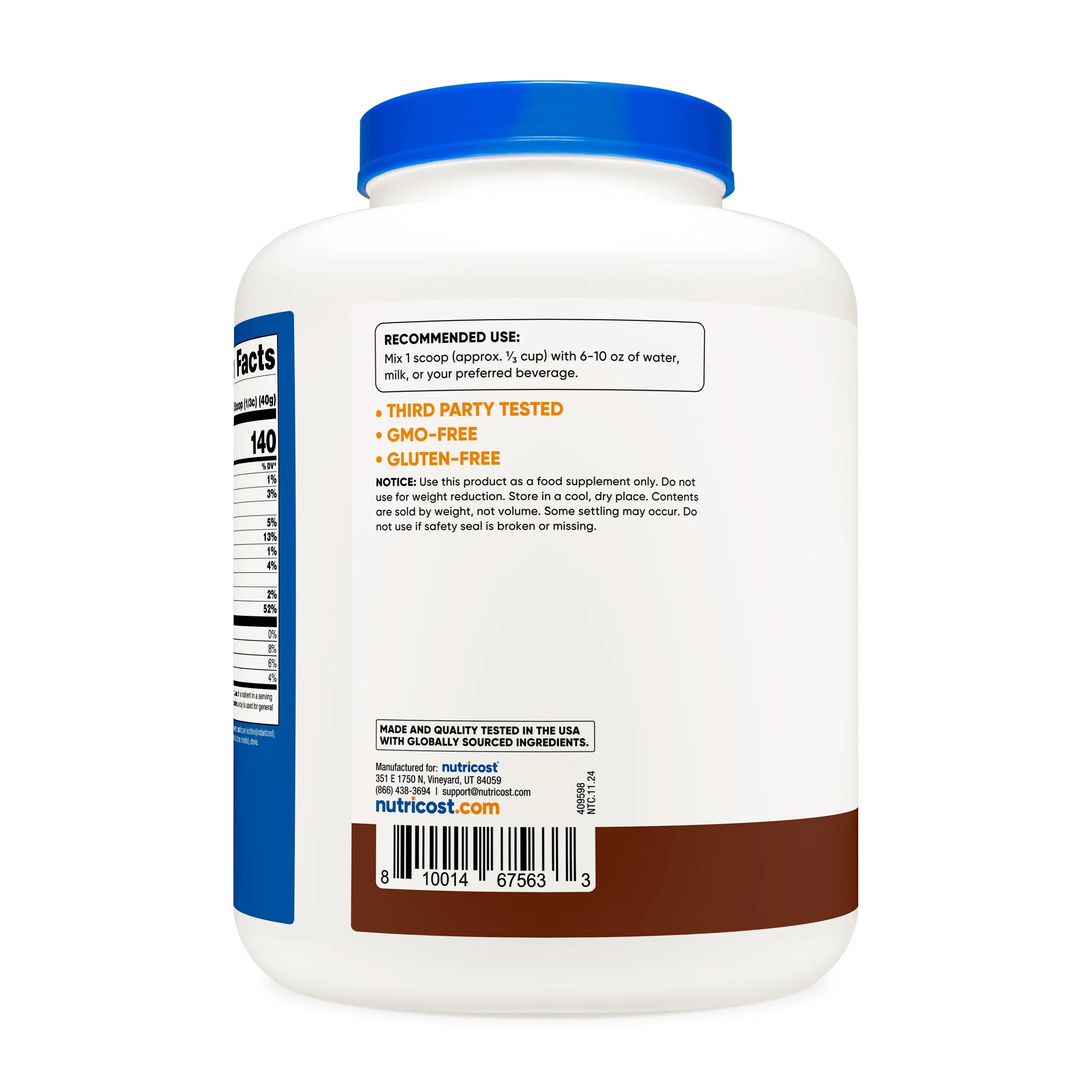 Nutricost Grass-Fed Whey Protein Isolate