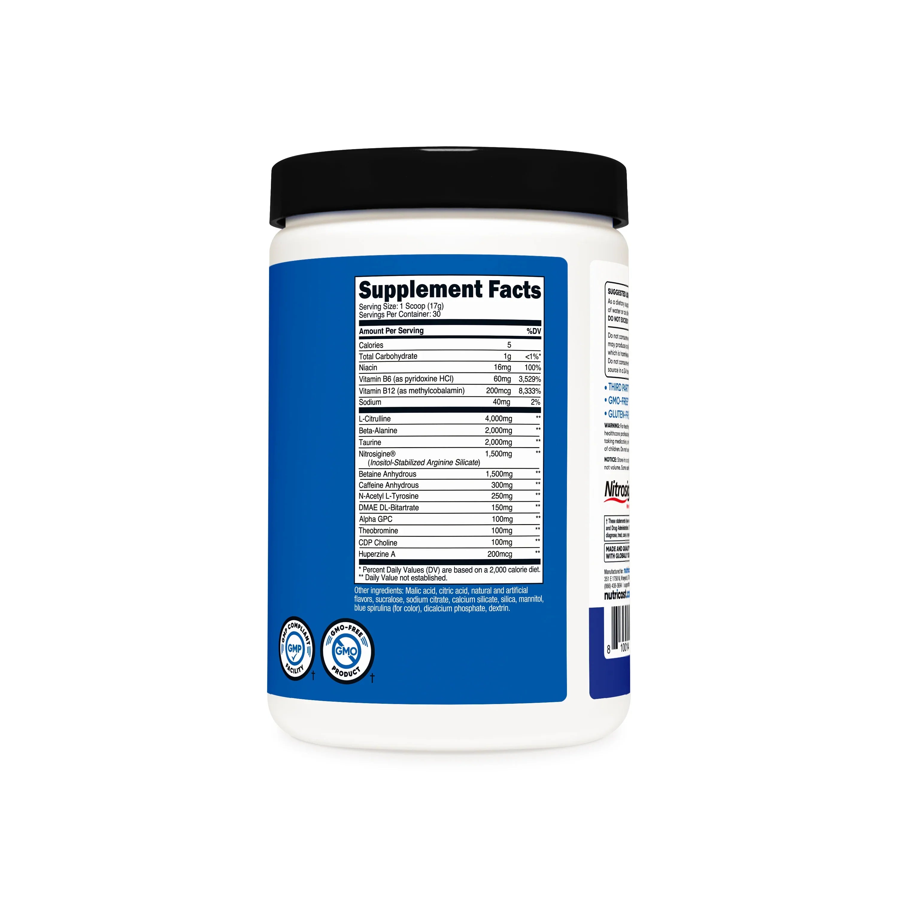 Nutricost Pre-X Workout Complex Powder