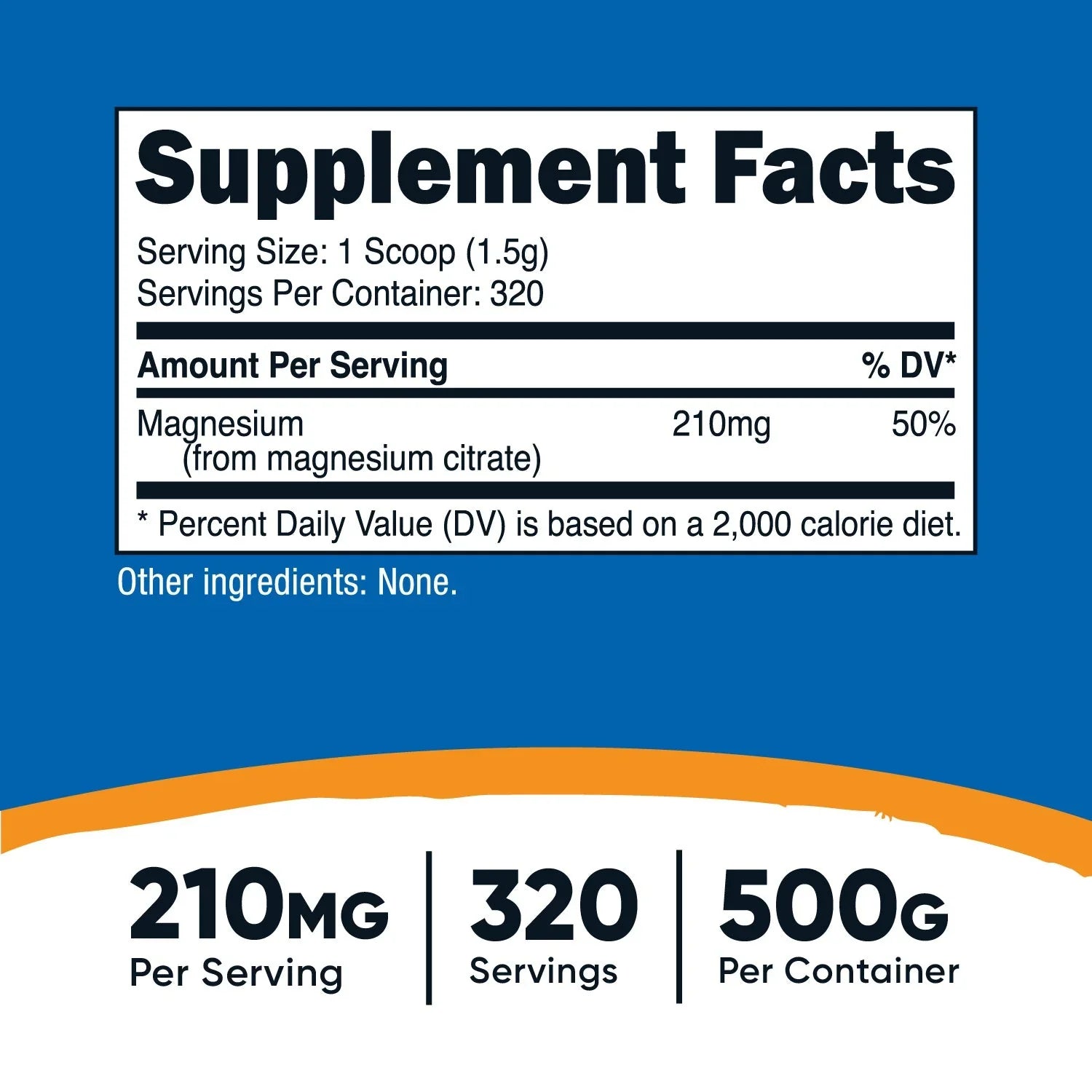 Nutricost Magnesium Citrate Powder