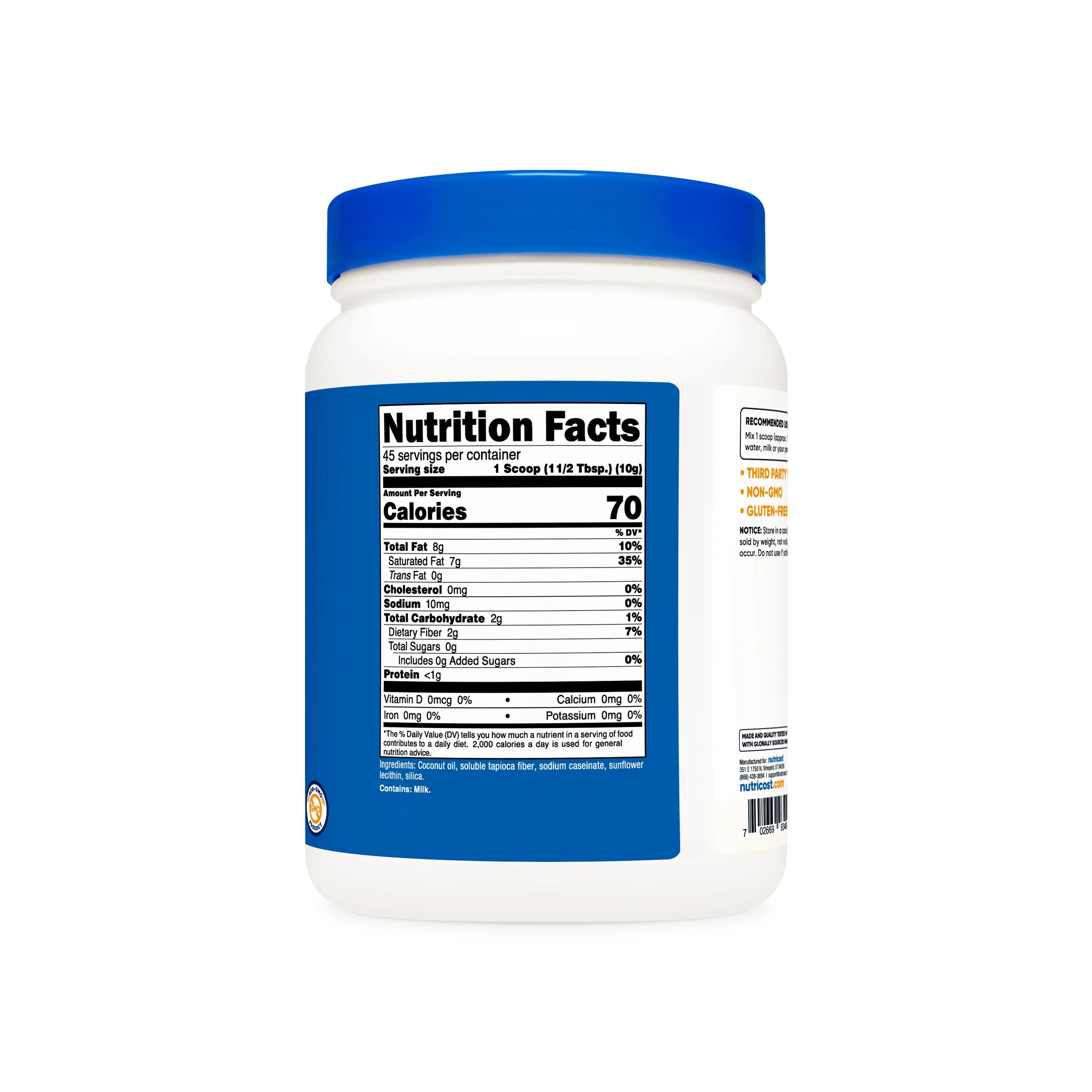 Nutricost Coconut Oil Powder