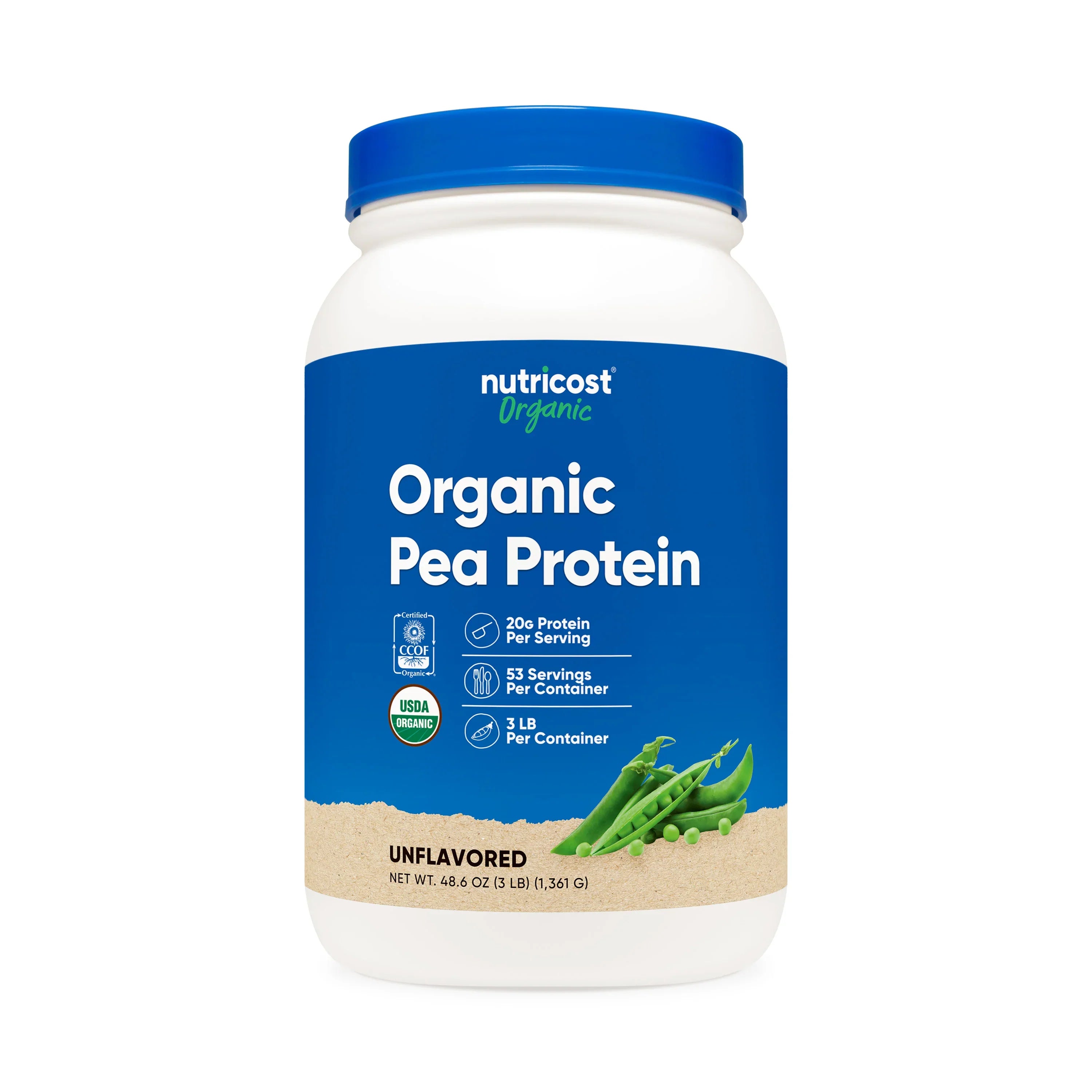 Nutricost Organic Pea Protein Powder
