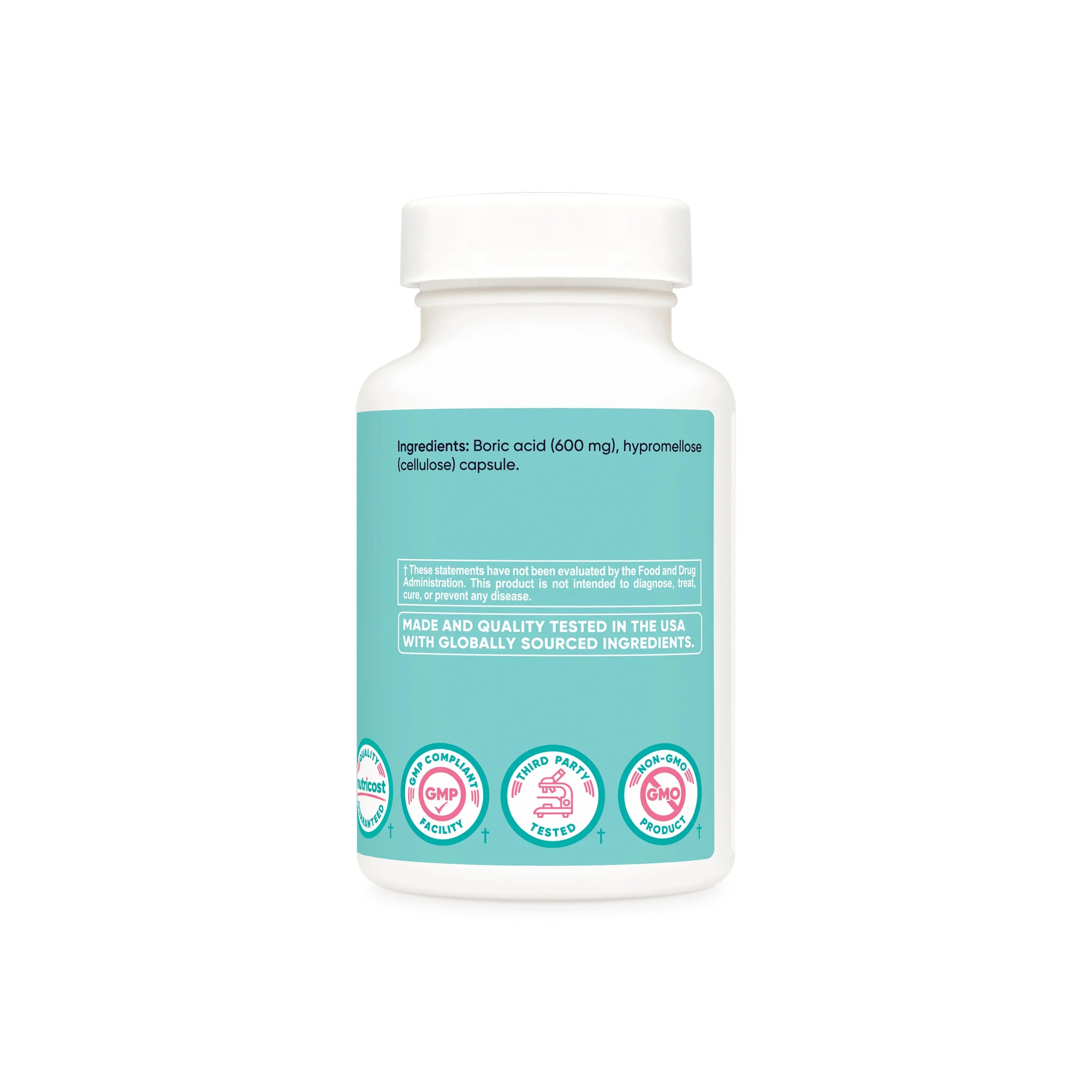 Nutricost Boric Acid Capsules