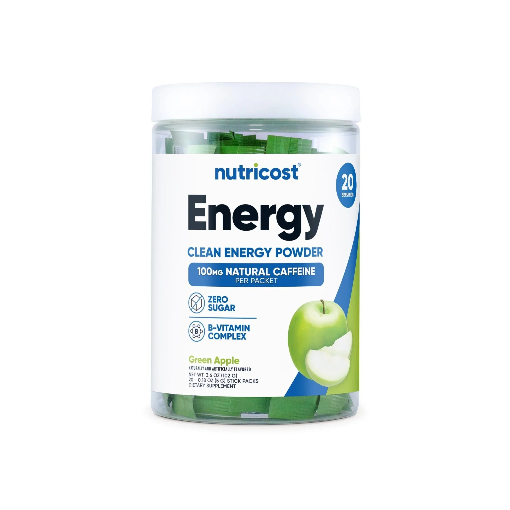 Nutricost Energy Stick Packs (20 Pack)