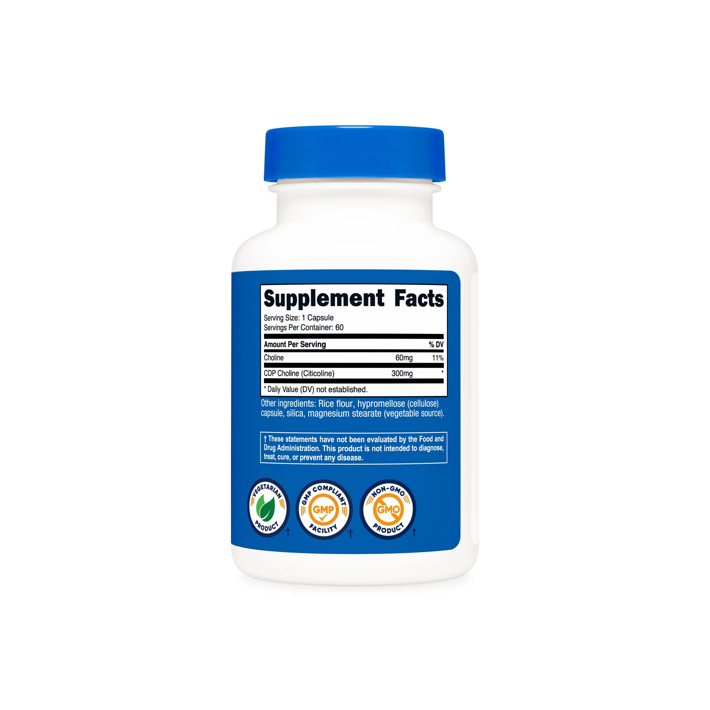 Nutricost CDP Choline Capsules