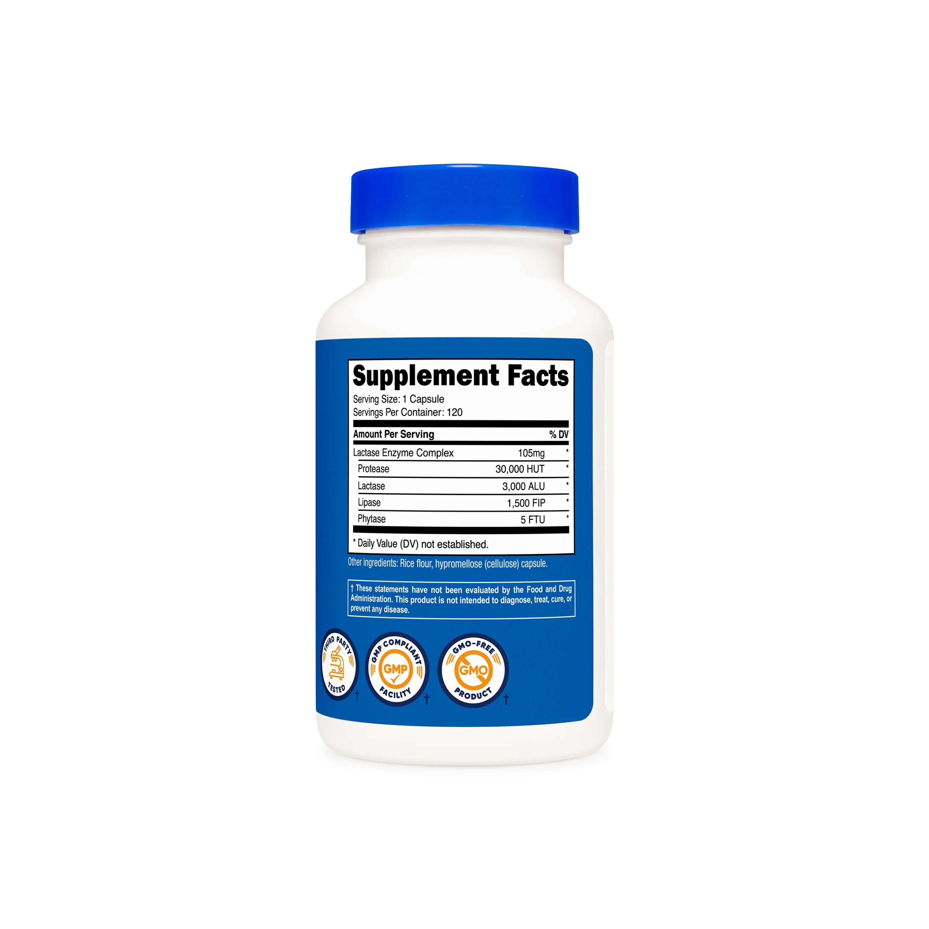 Nutricost Lactase Enzyme Complex Capsules