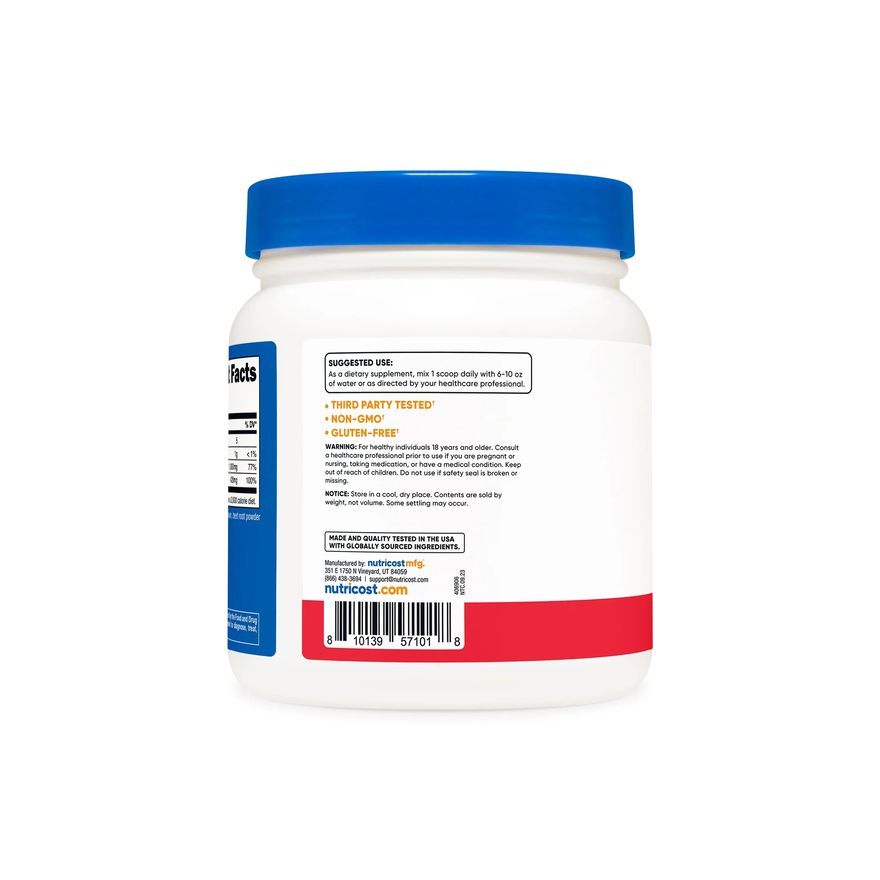 Nutricost Calcium Citrate + Magnesium Citrate Powder