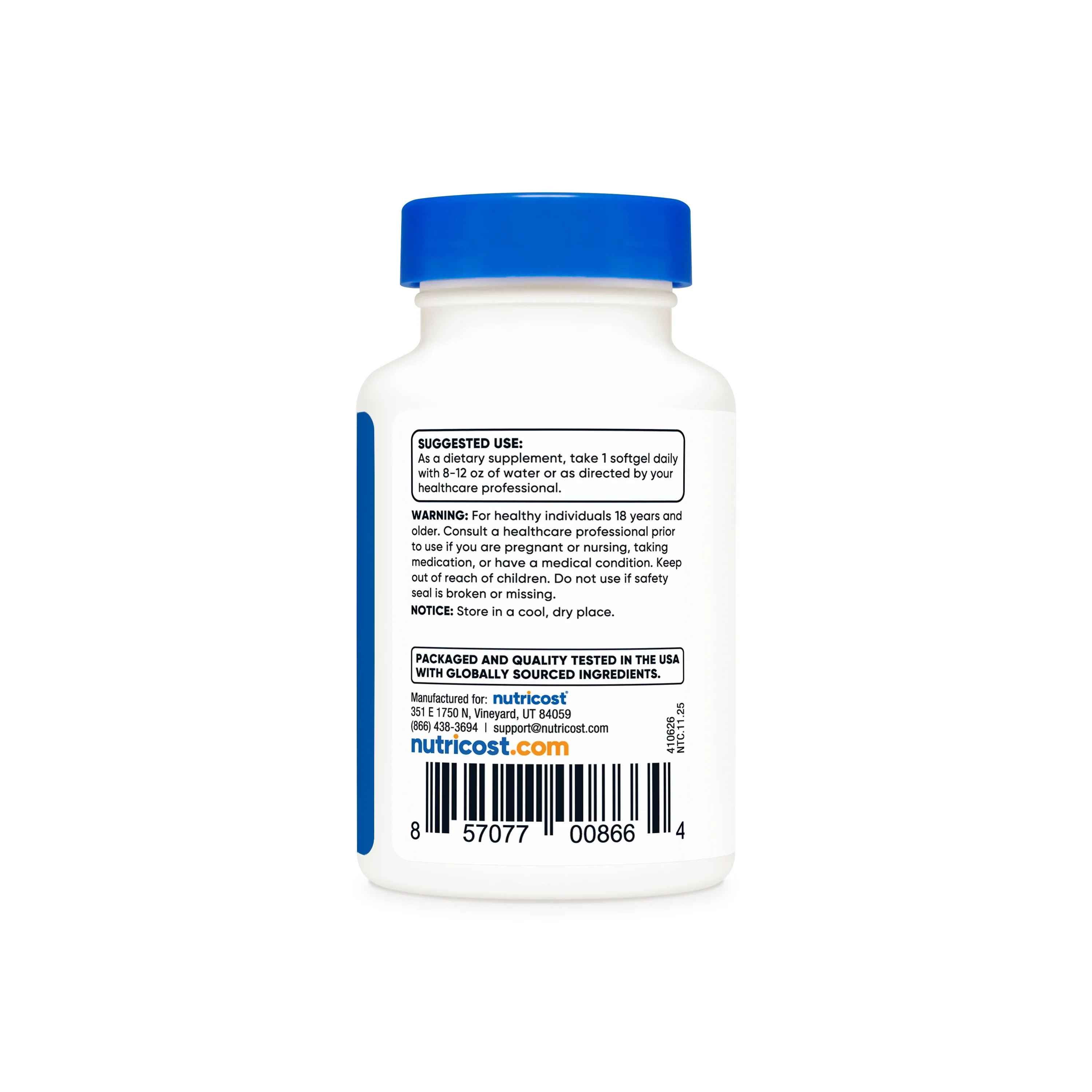 Nutricost Vitamin K2 + Vitamin D3 Softgels