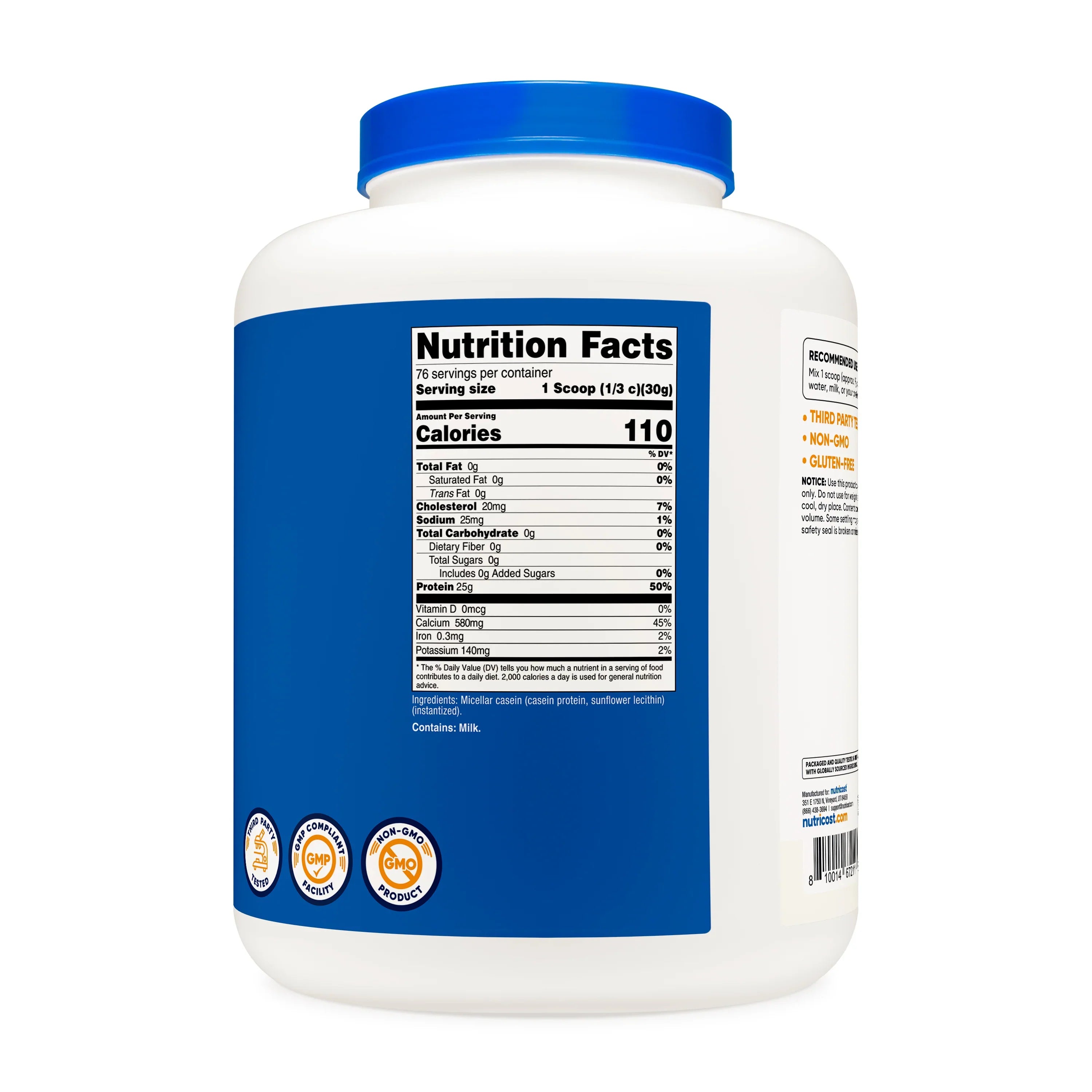 Nutricost Casein Protein Powder