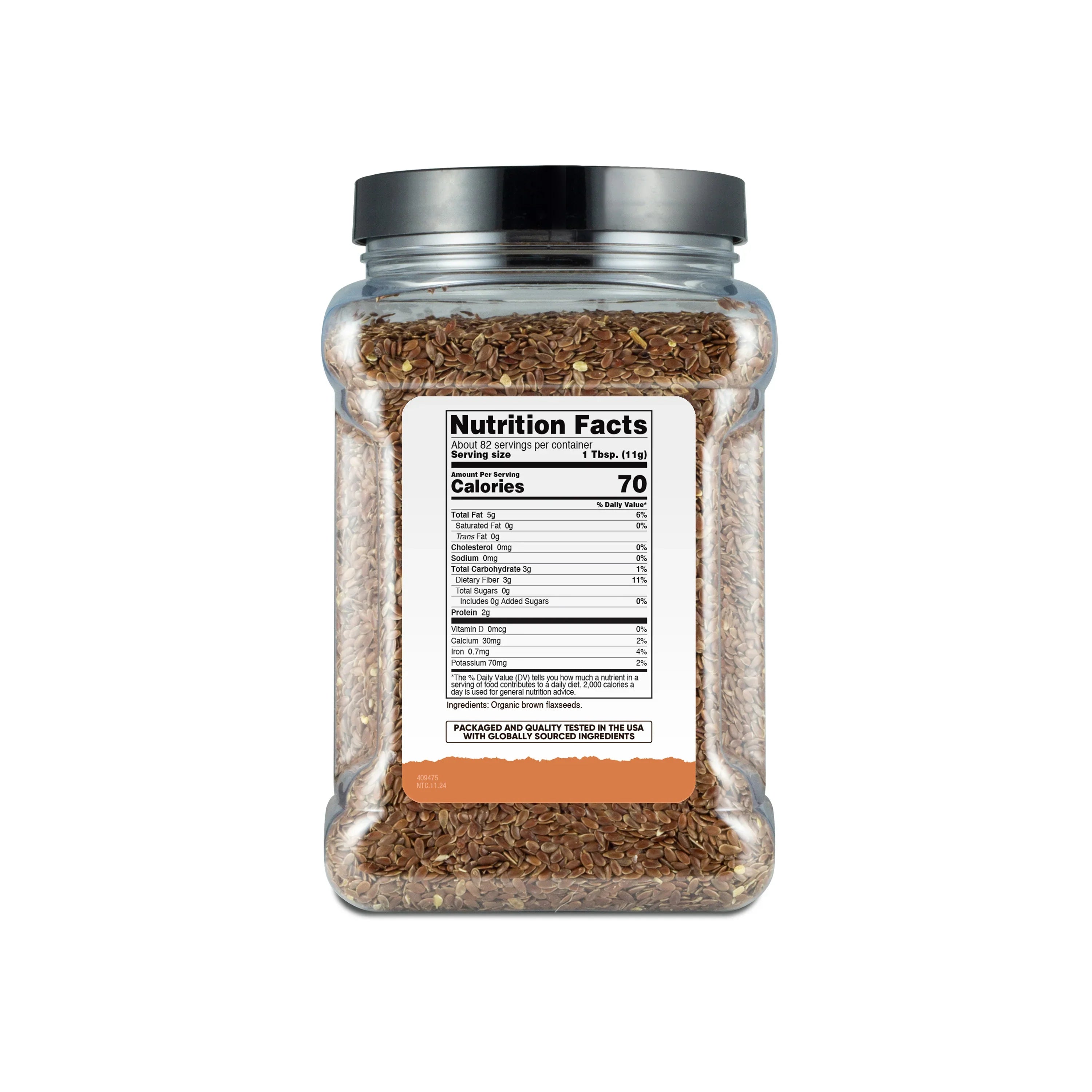 Nutricost Pantry Organic Flaxseeds
