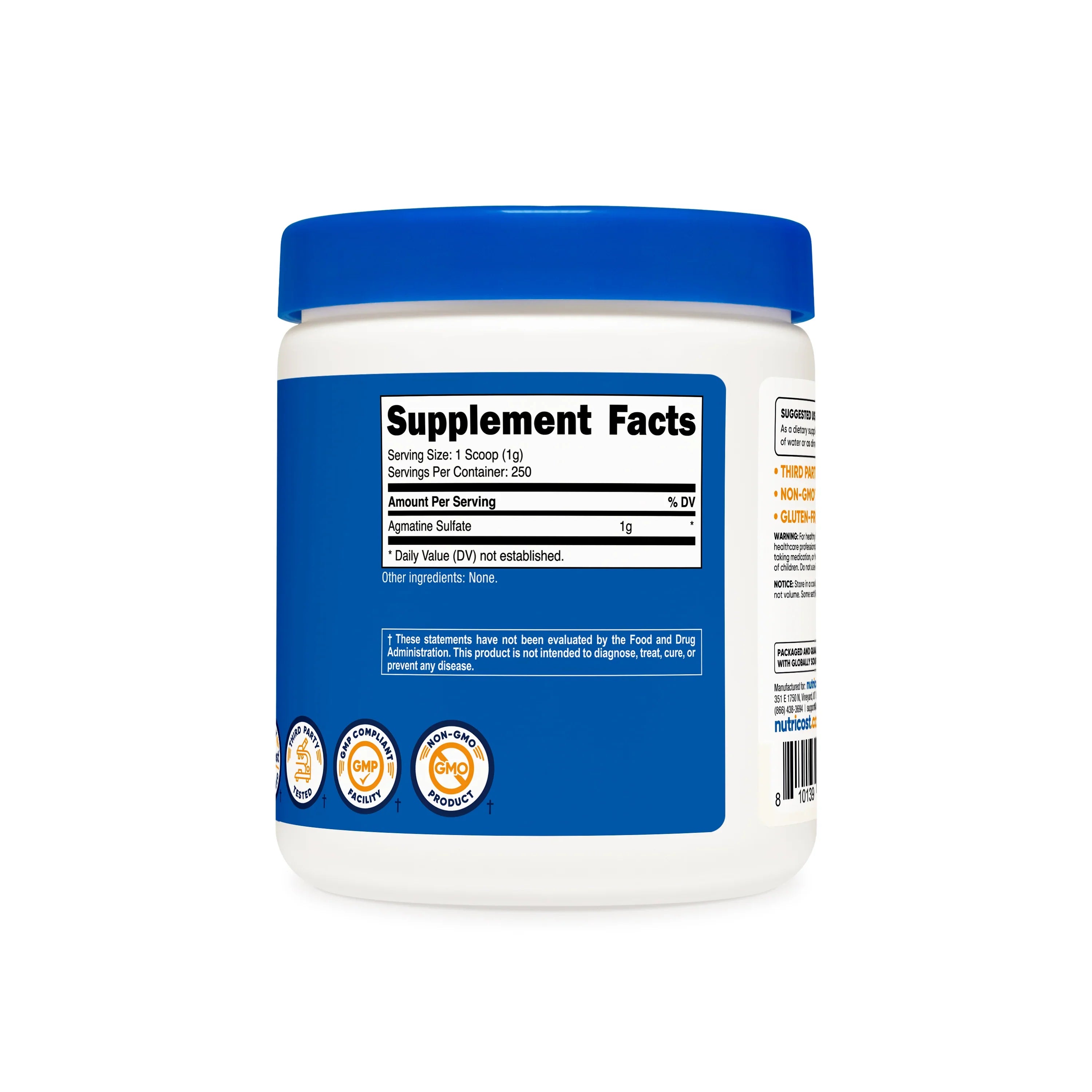 Nutricost Pure Agmatine Sulfate Powder