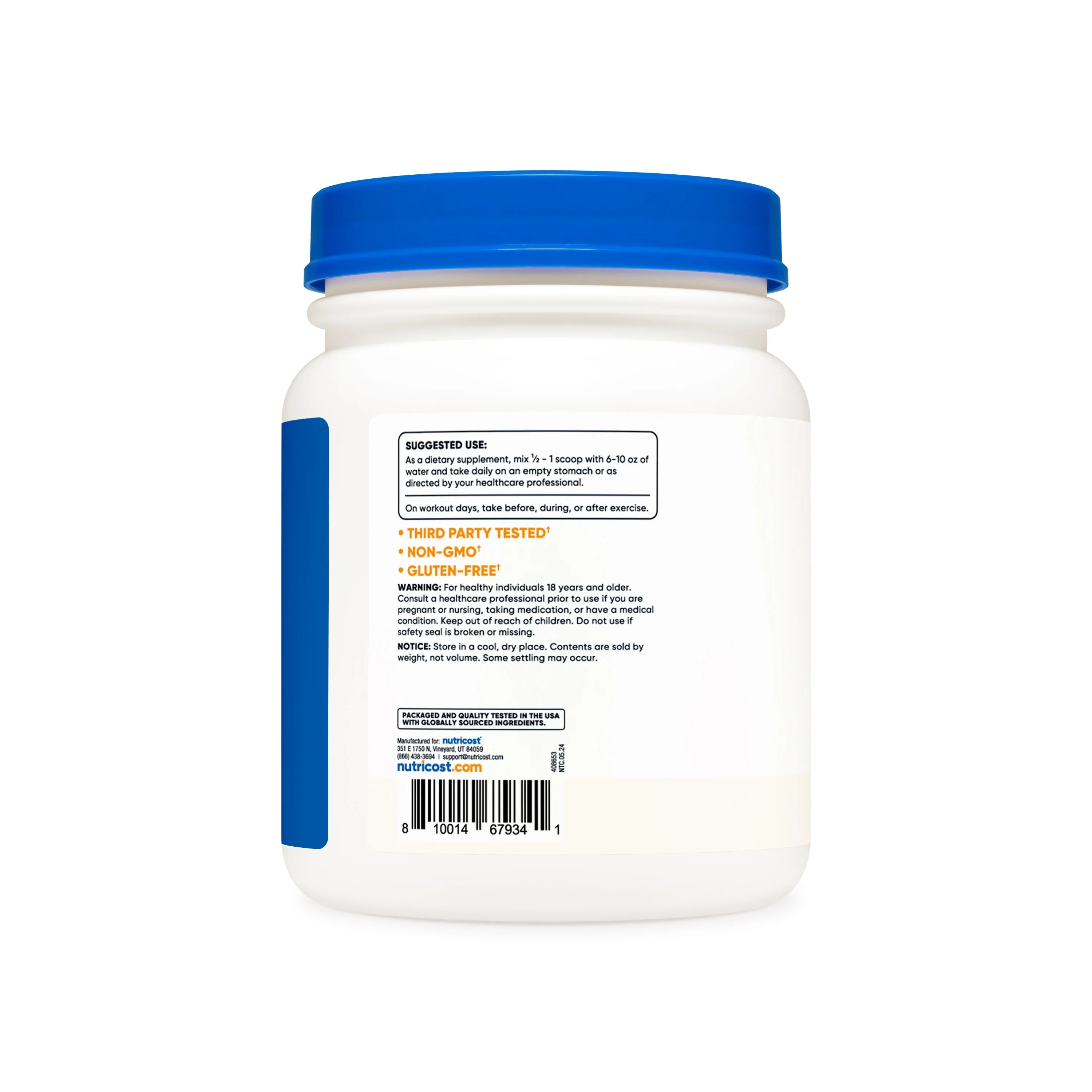 Nutricost L-Leucine Powder (Unflavored)