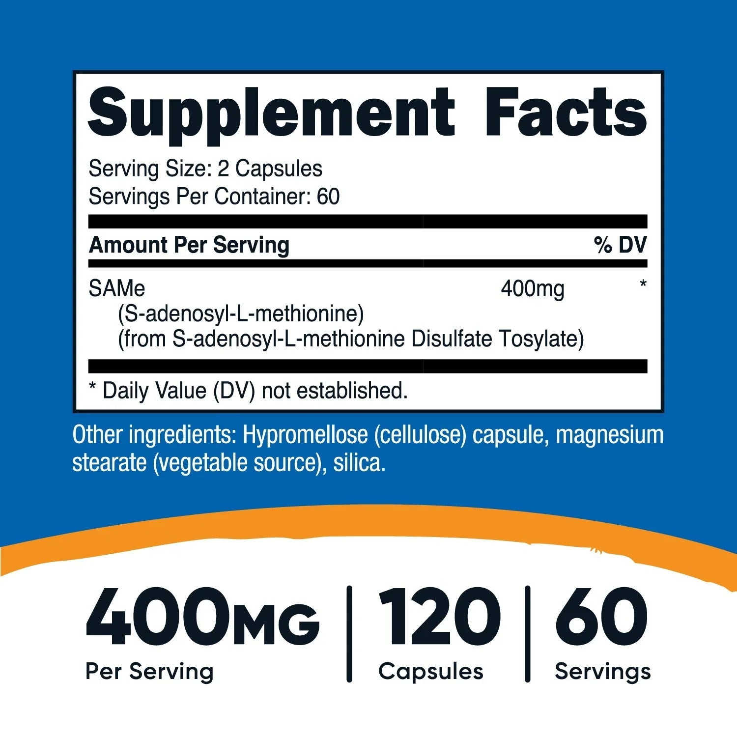 Nutricost SAM-e (S-Adenosyl-L-Methionine)
