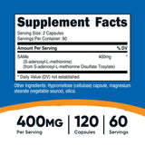 Nutricost SAM-e (S-Adenosyl-L-Methionine)