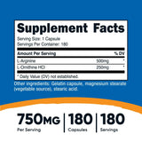 Nutricost L-Arginine L-Ornithine Capsules
