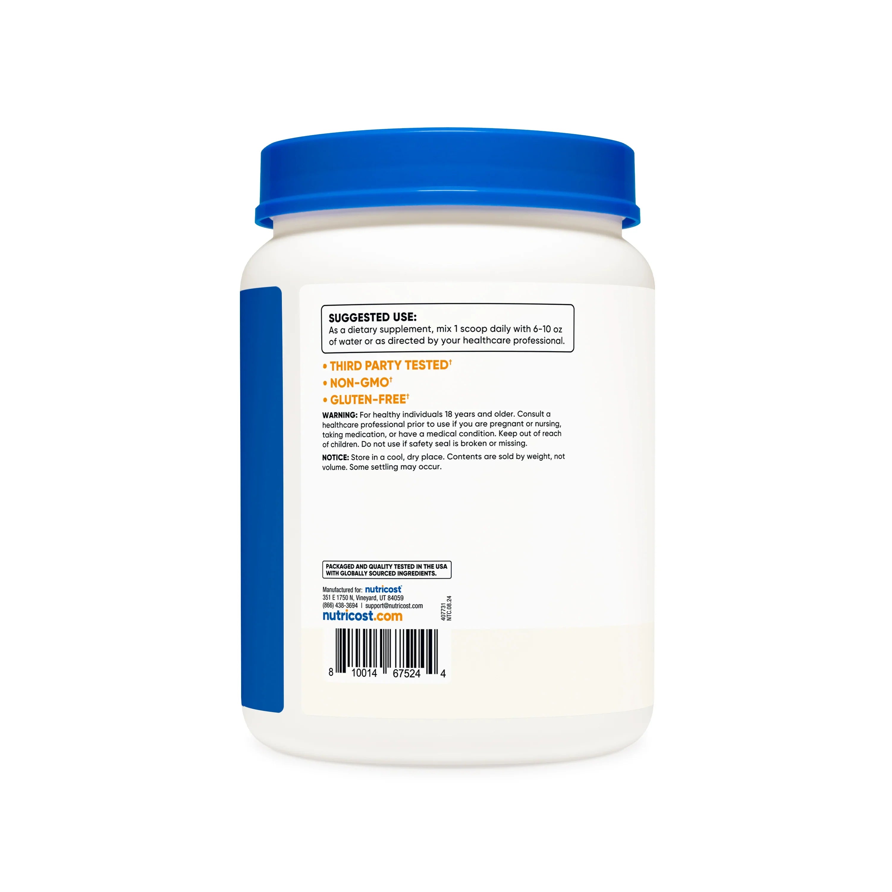 Nutricost L-Glutamine Powder