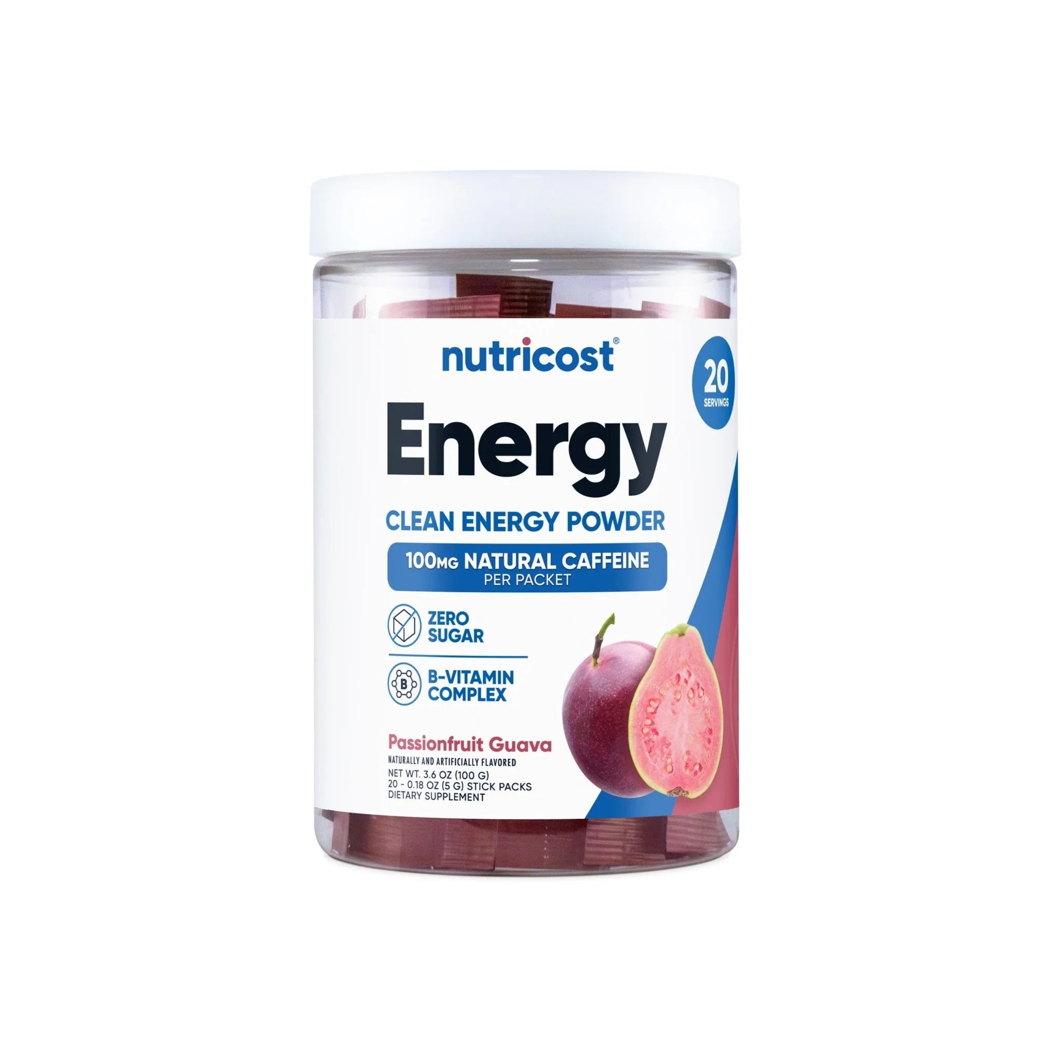 Nutricost Energy Stick Packs (20 Pack)