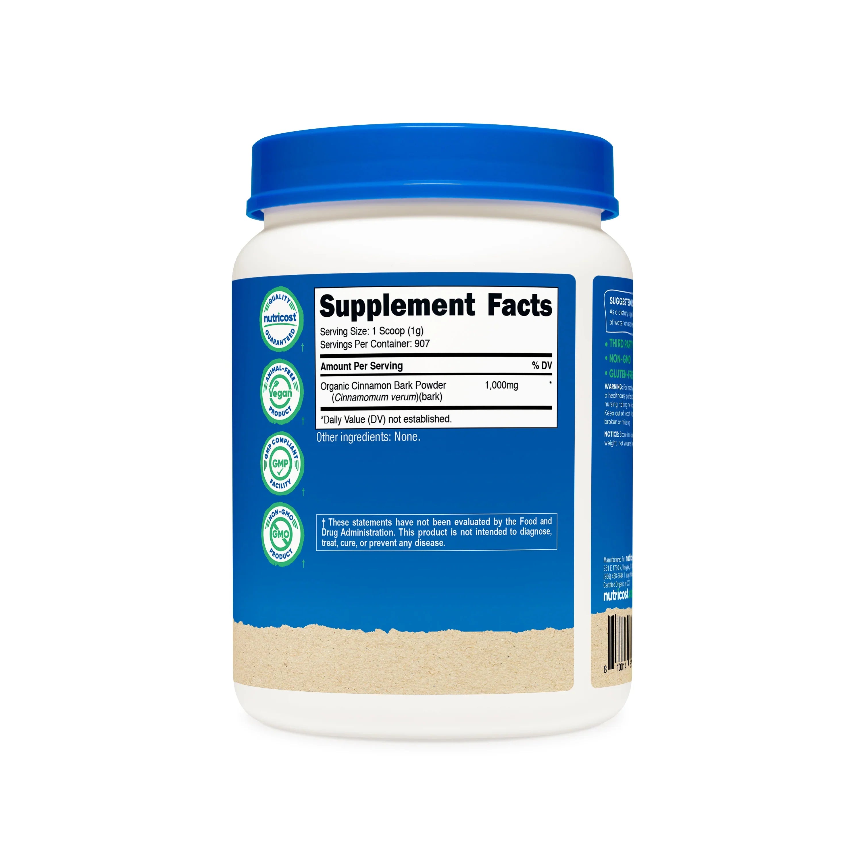 Nutricost Organic Ceylon Cinnamon Powder