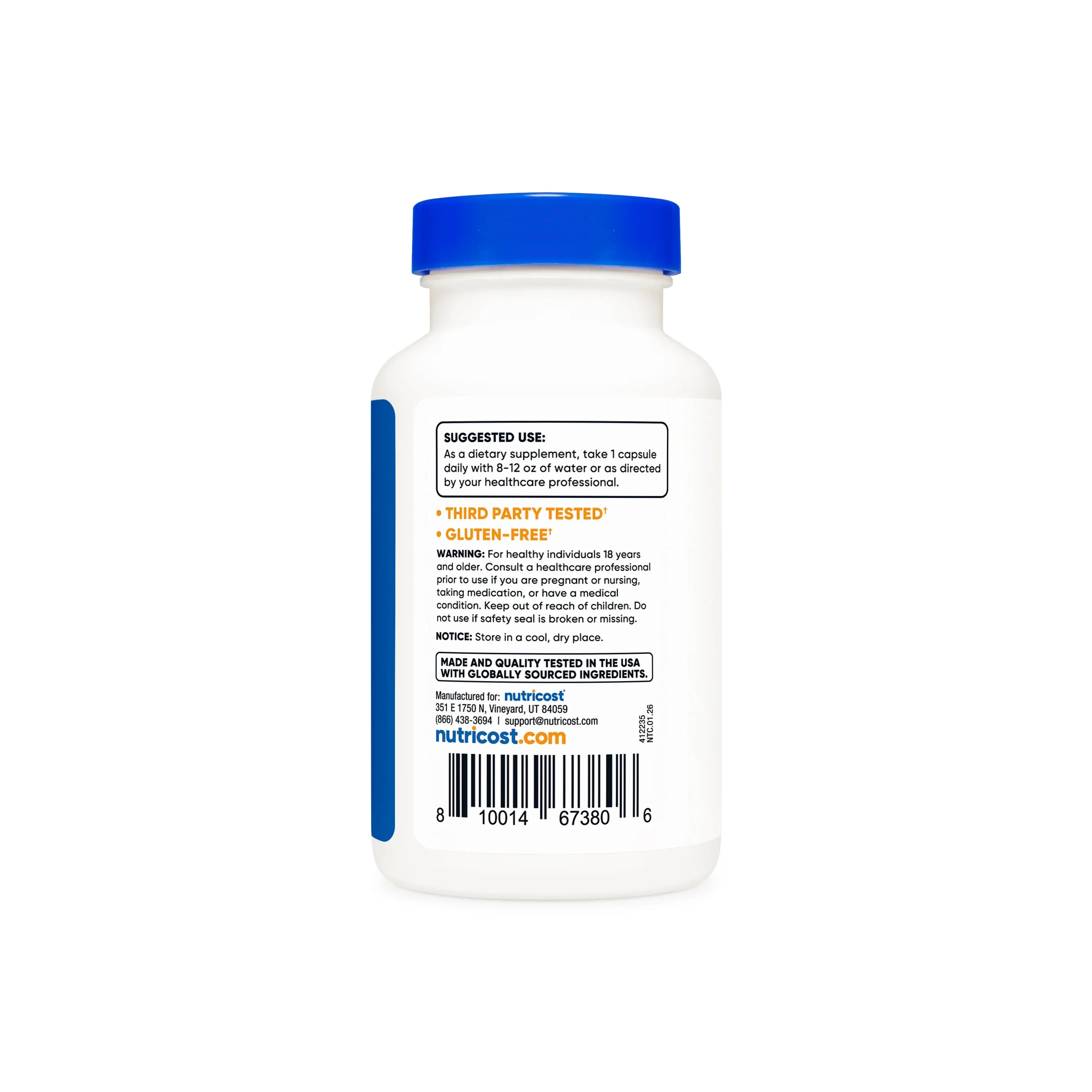 Nutricost Calcium D-Glucarate Capsules
