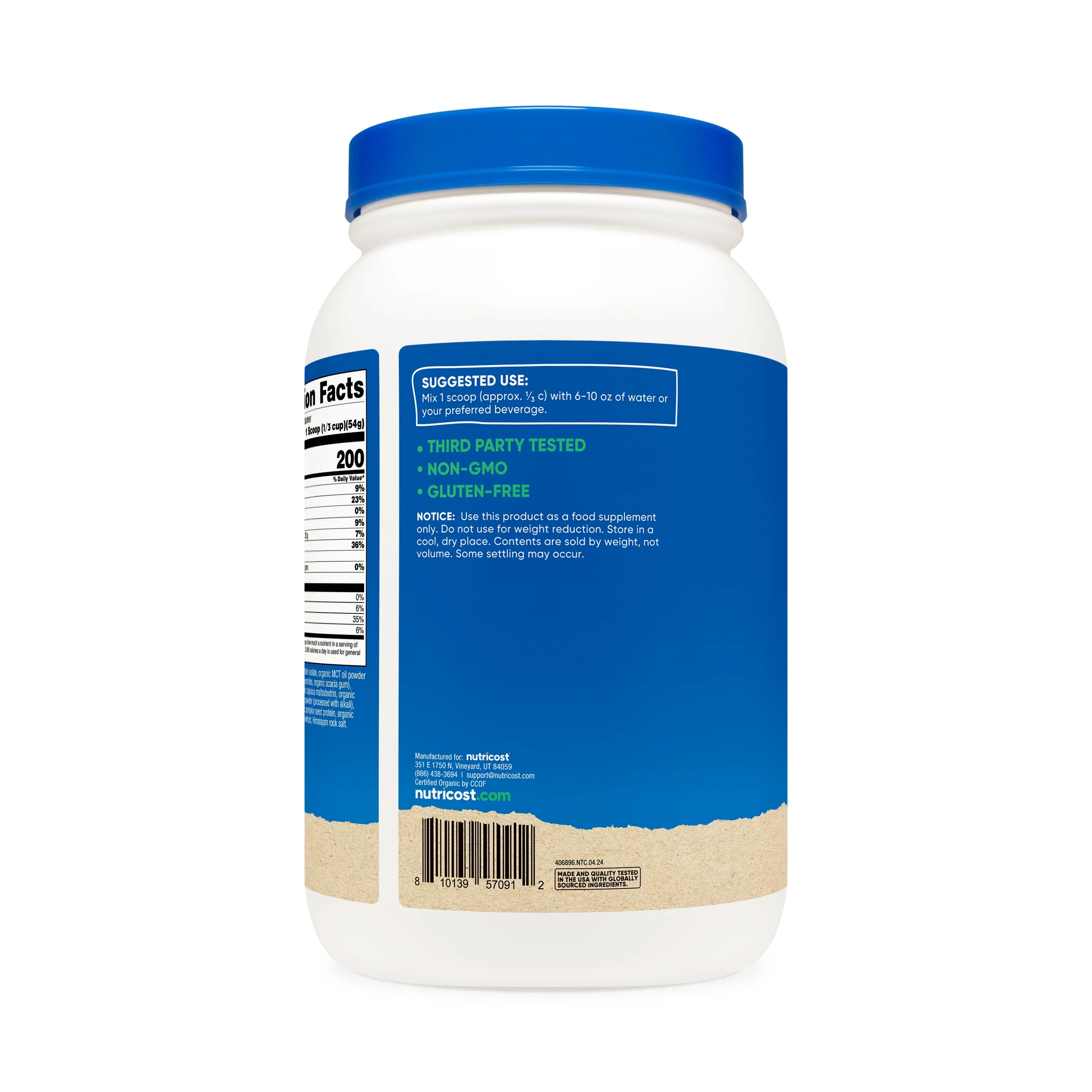 Nutricost Organic Vegan MRP