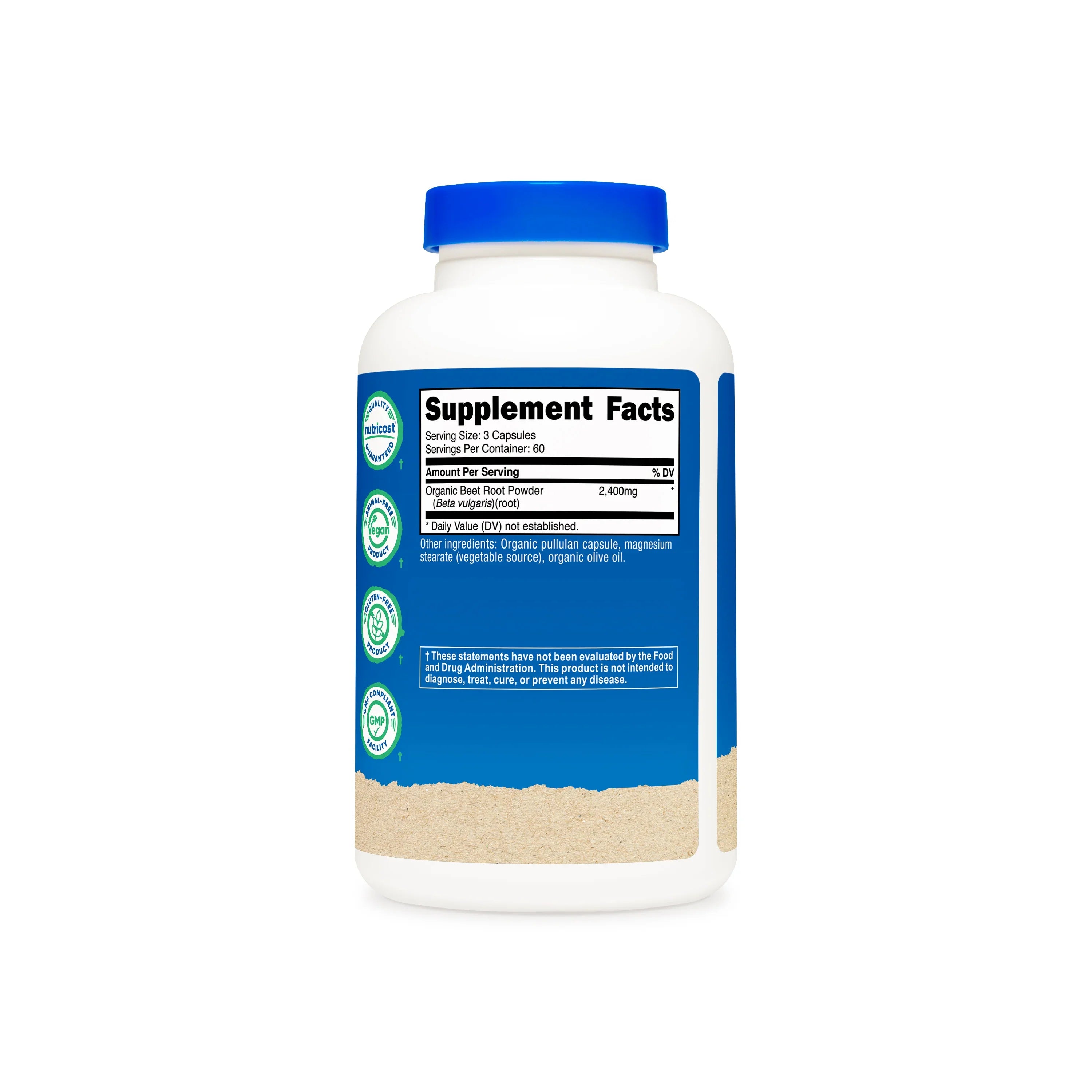 Nutricost Made With Organic Beet Root Capsules