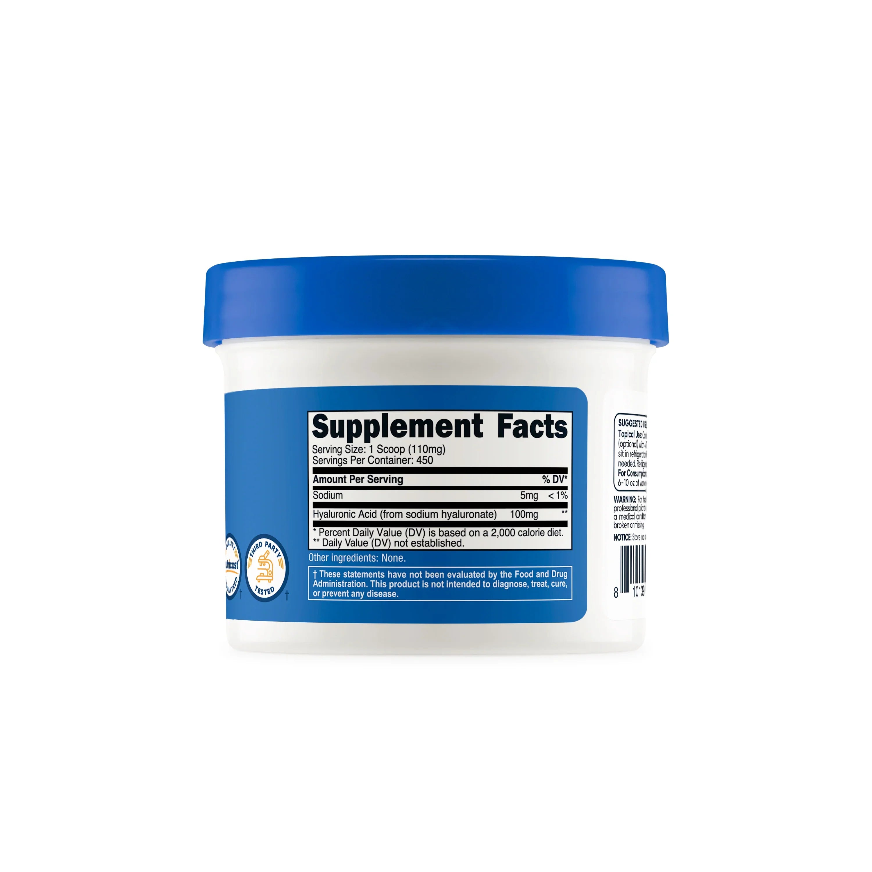 Nutricost Hyaluronic Acid Powder