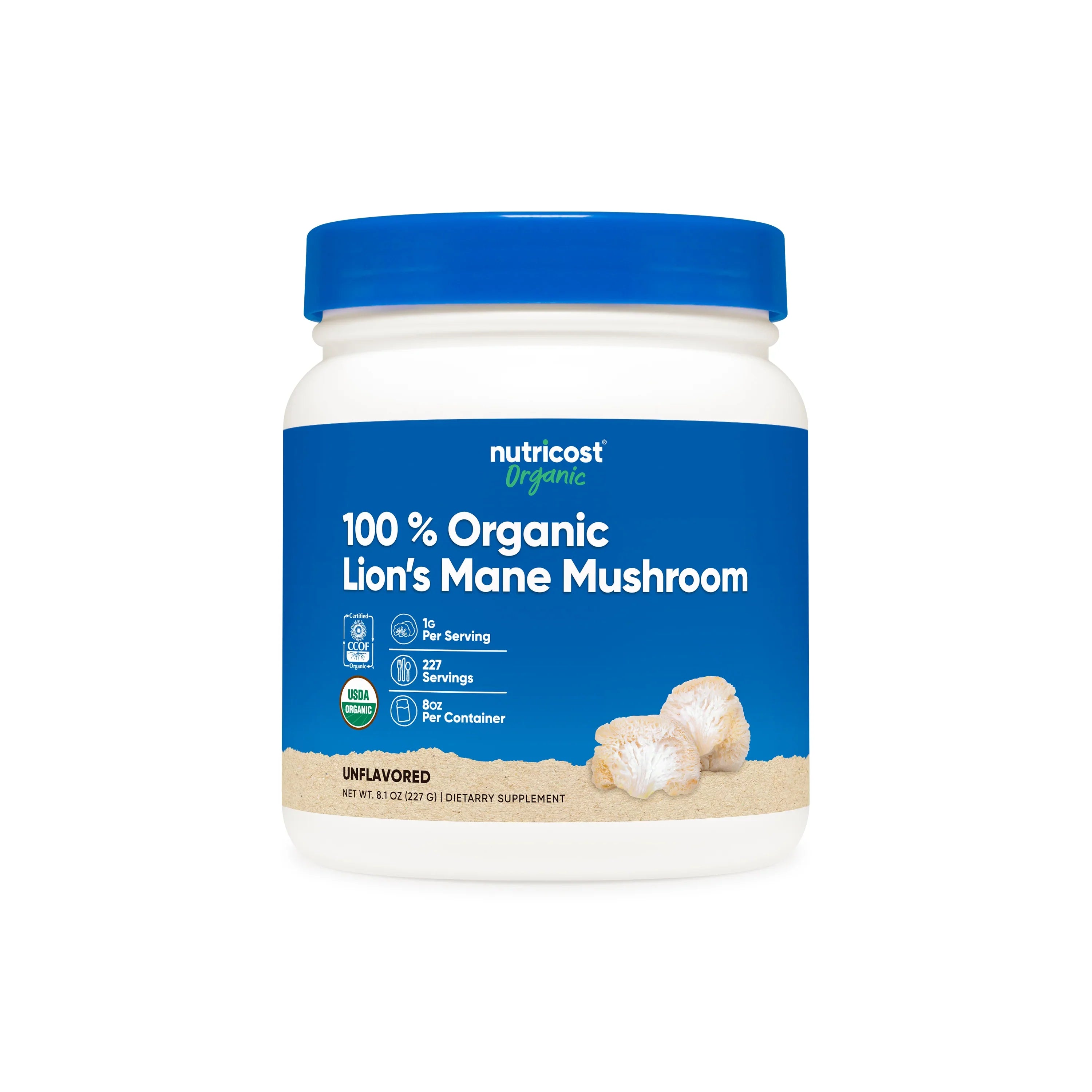 Nutricost Organic Lion's Mane Mushroom Powder
