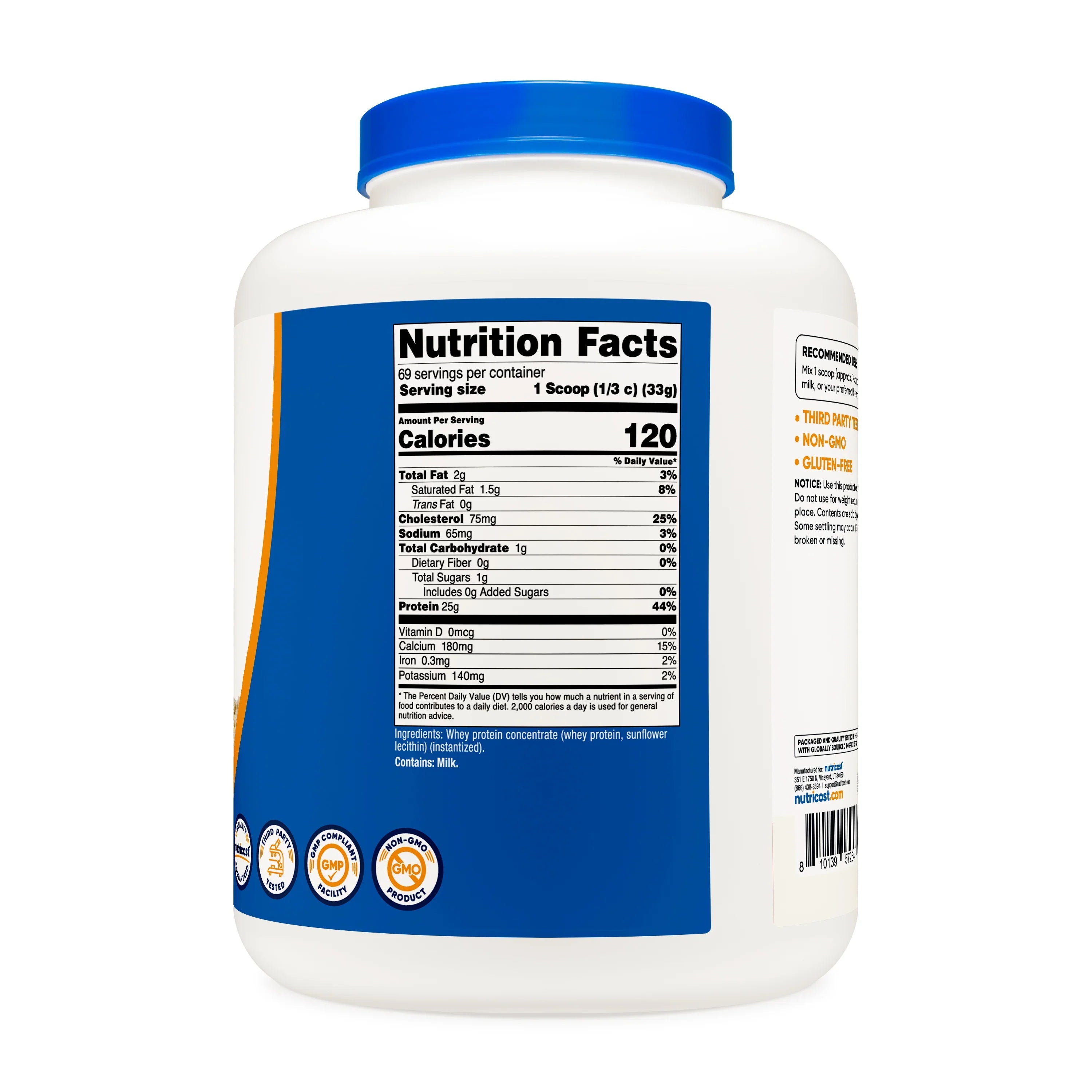 Nutricost Whey Protein Concentrate Powder