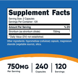 Nutricost Strontium Capsules