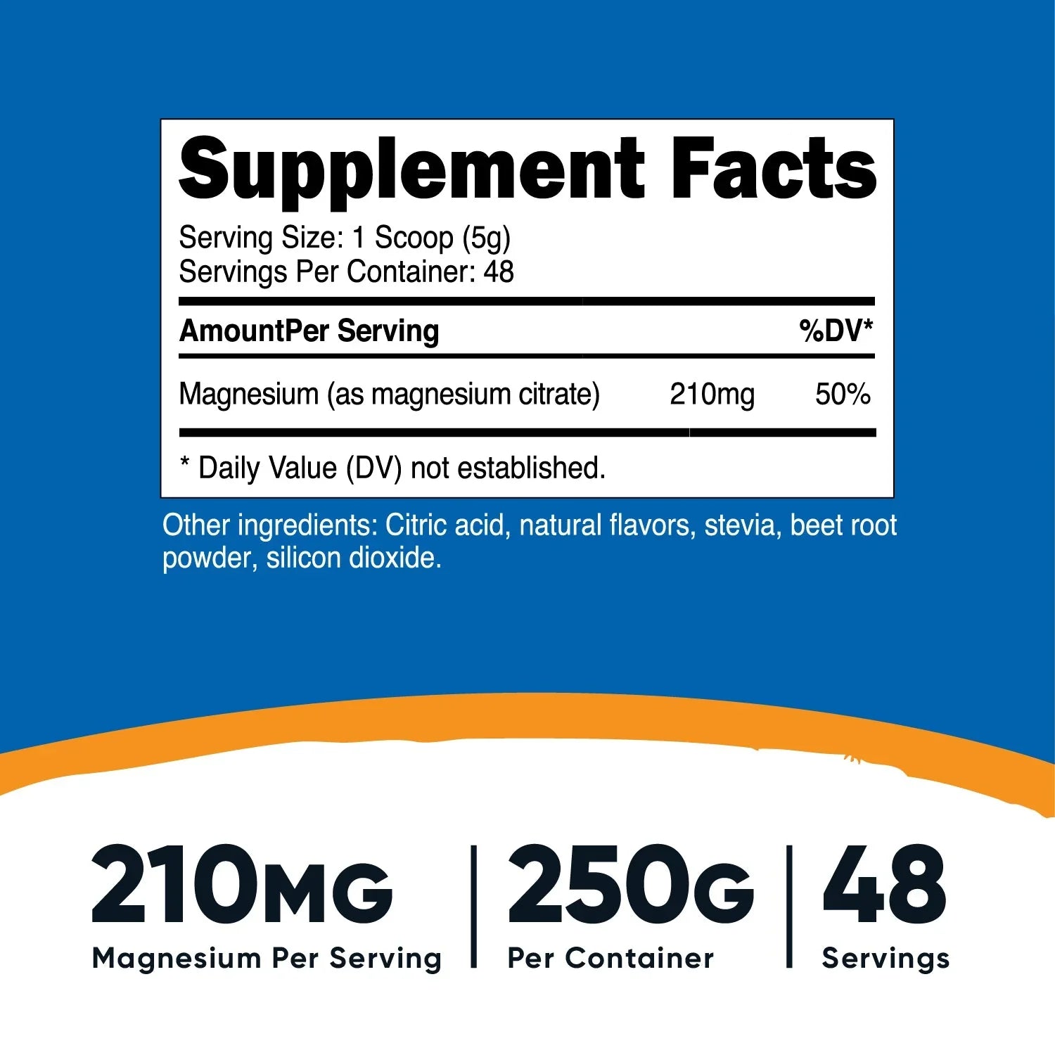 Nutricost Magnesium Citrate Powder