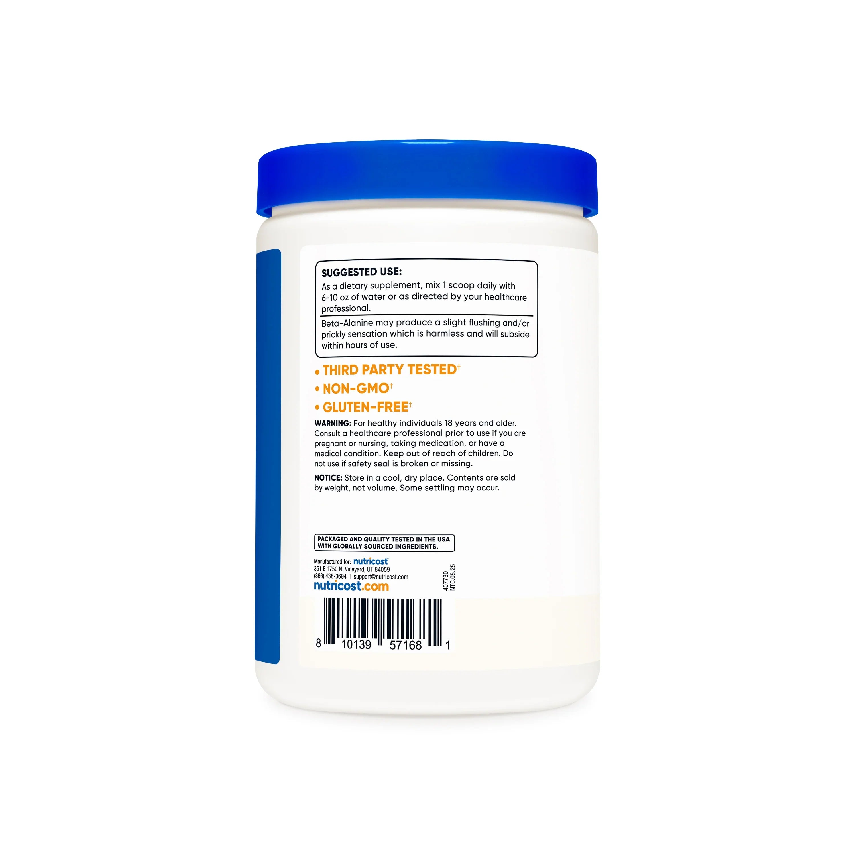 Nutricost Beta Alanine Powder
