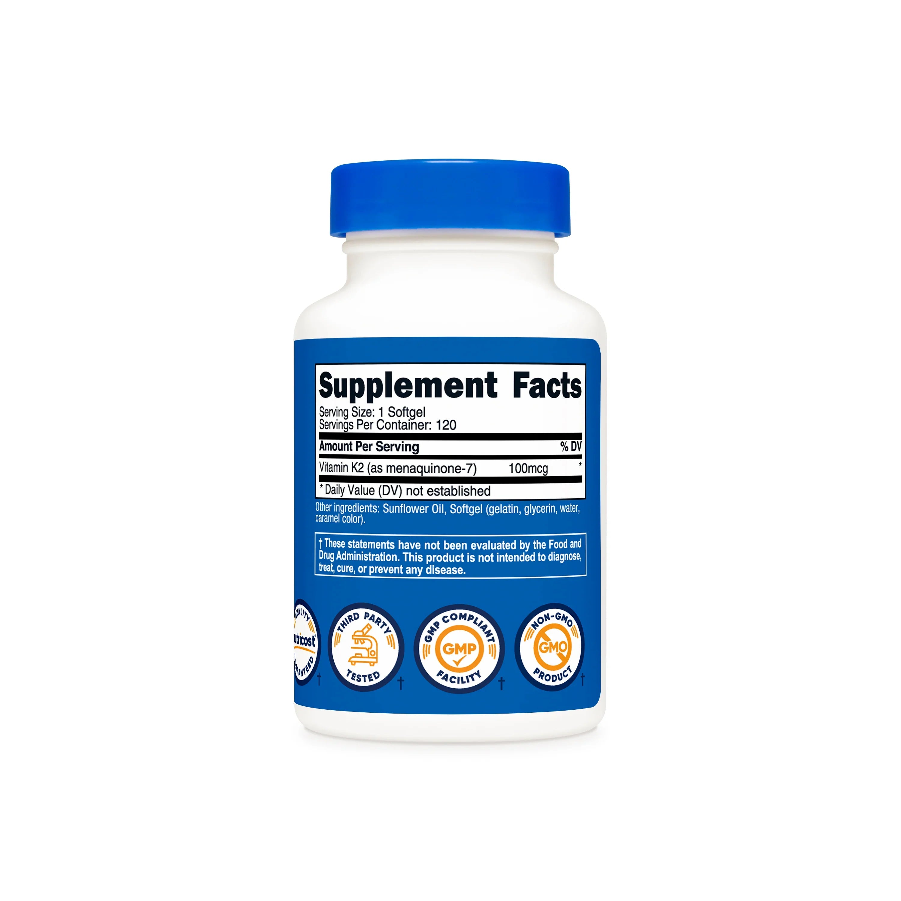 Nutricost Vitamin K2 MK-7 Softgels