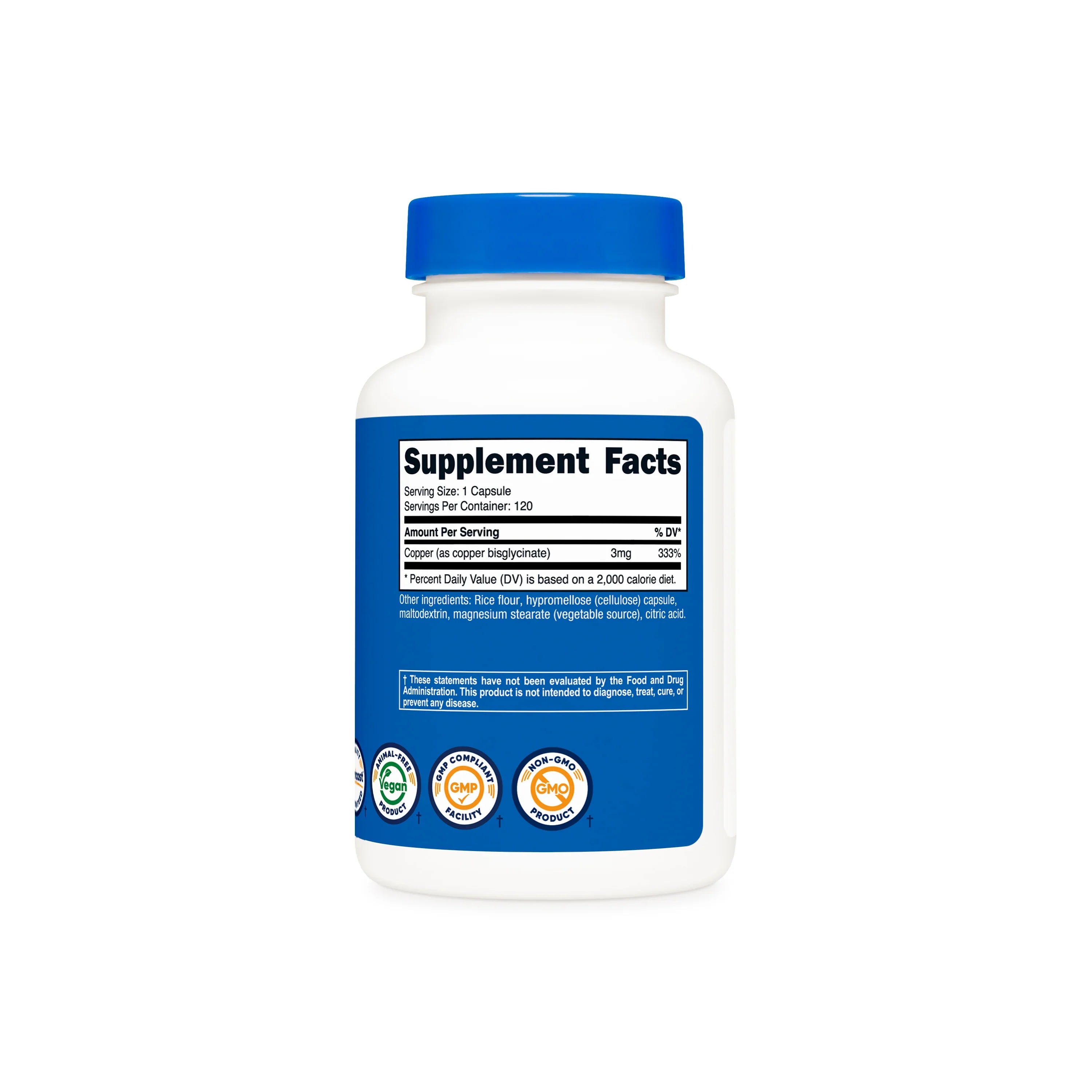 Nutricost Copper Glycinate Capsules